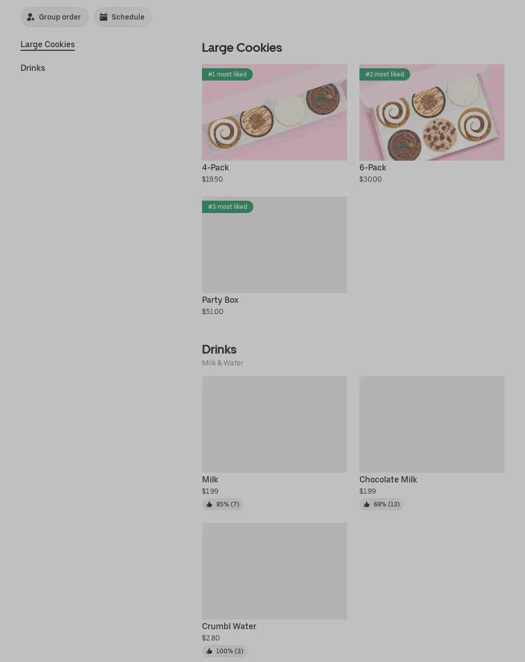 Crumbl - Marconi Menu