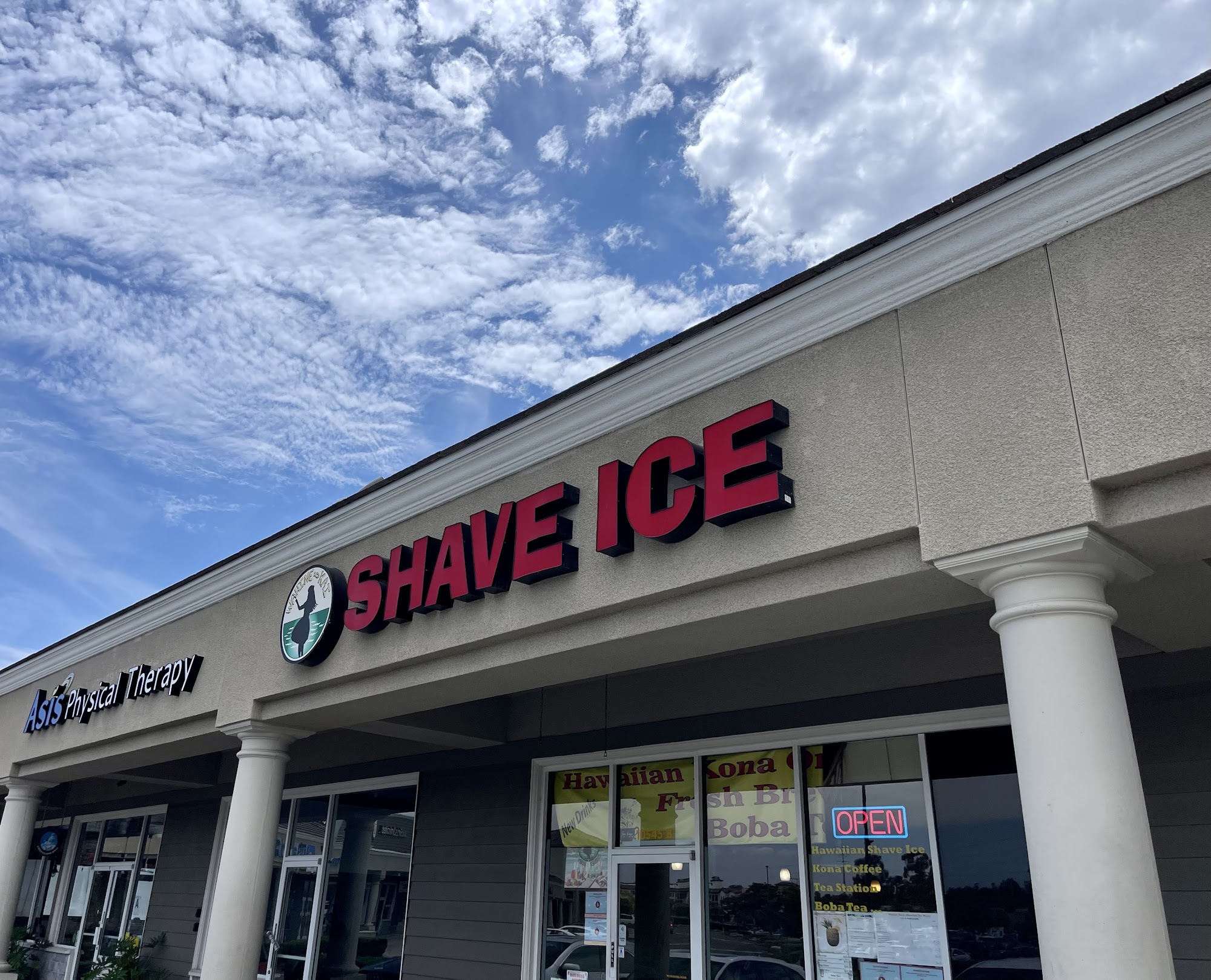 Wahine Kai Shave ice, Kona Coffee and Tea Station/ Hawaiian Tea