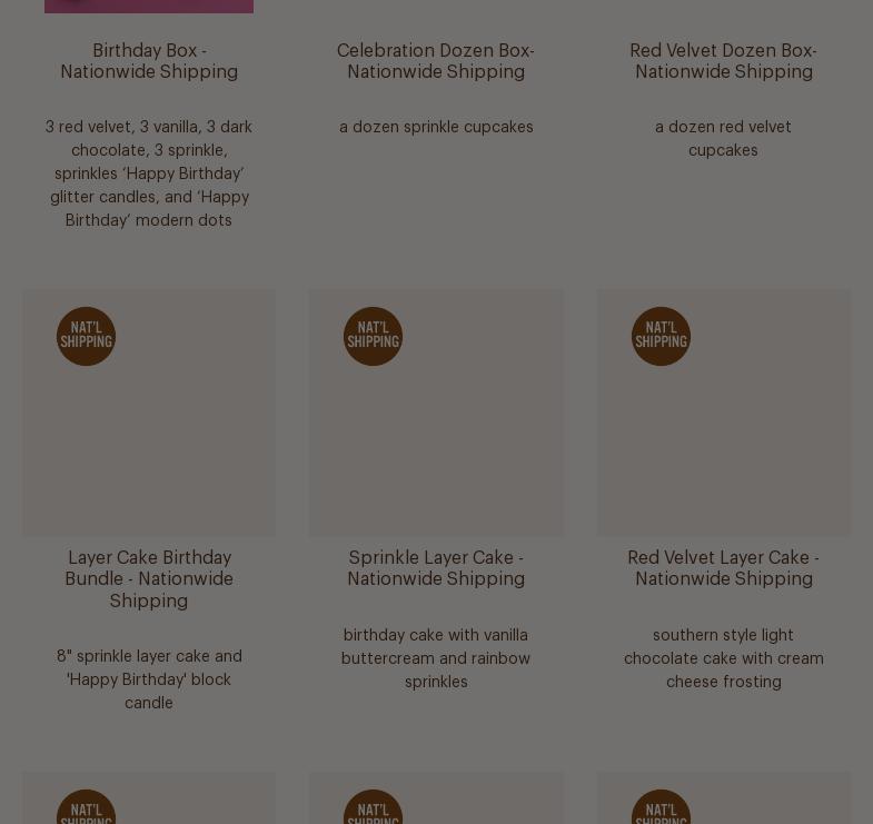 Sprinkles Westfield UTC ATM Menu