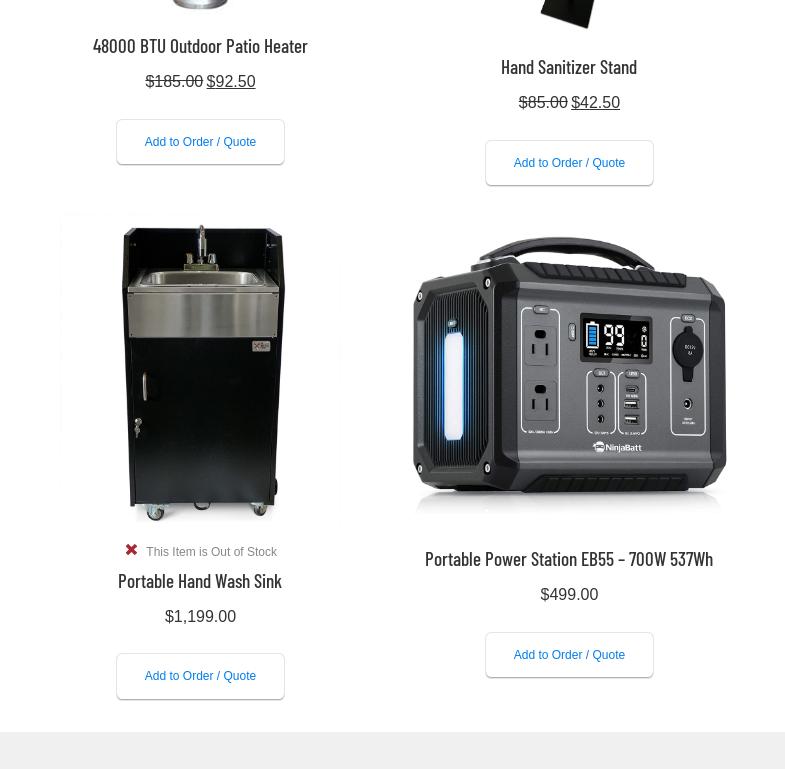 The Hostess Station Menu