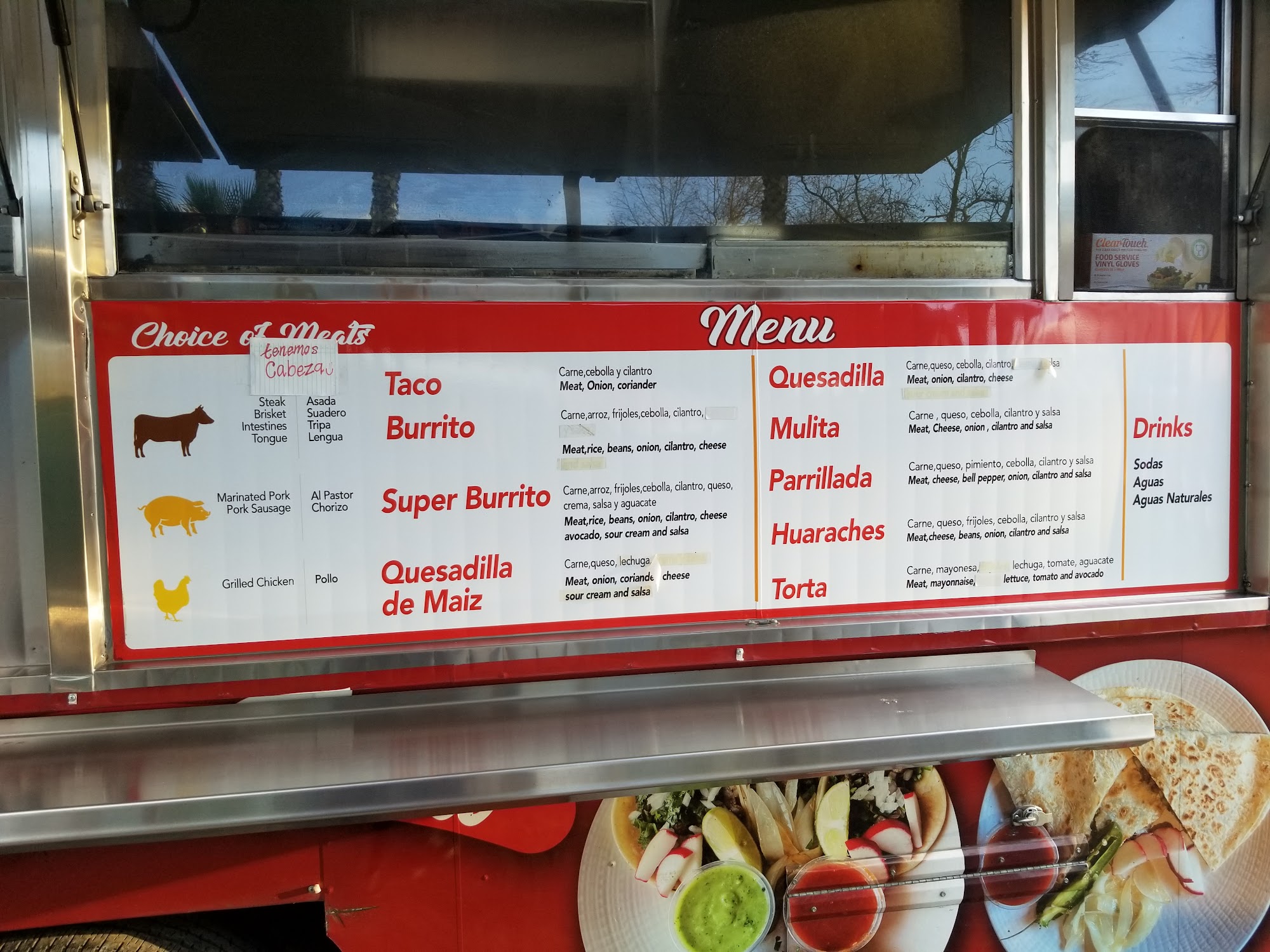 Taqueria Vigallo Menu