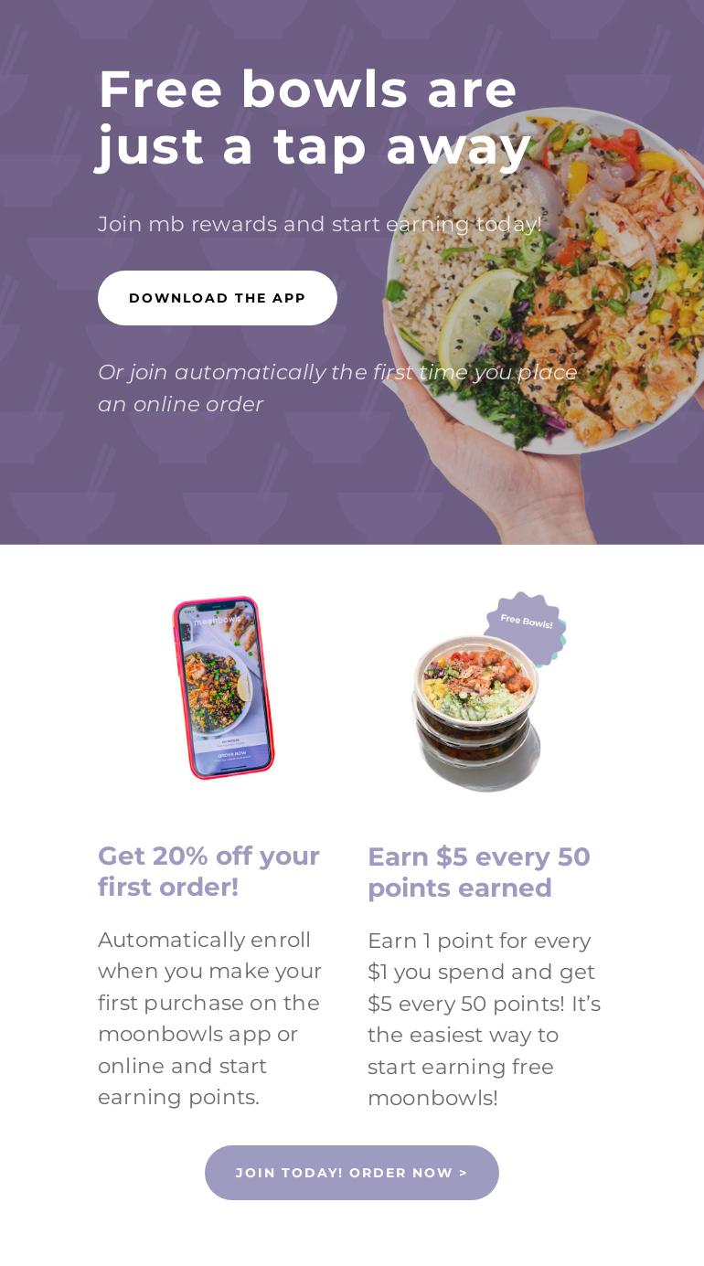 moonbowls (Healthy Korean Bowls- San Mateo) Menu