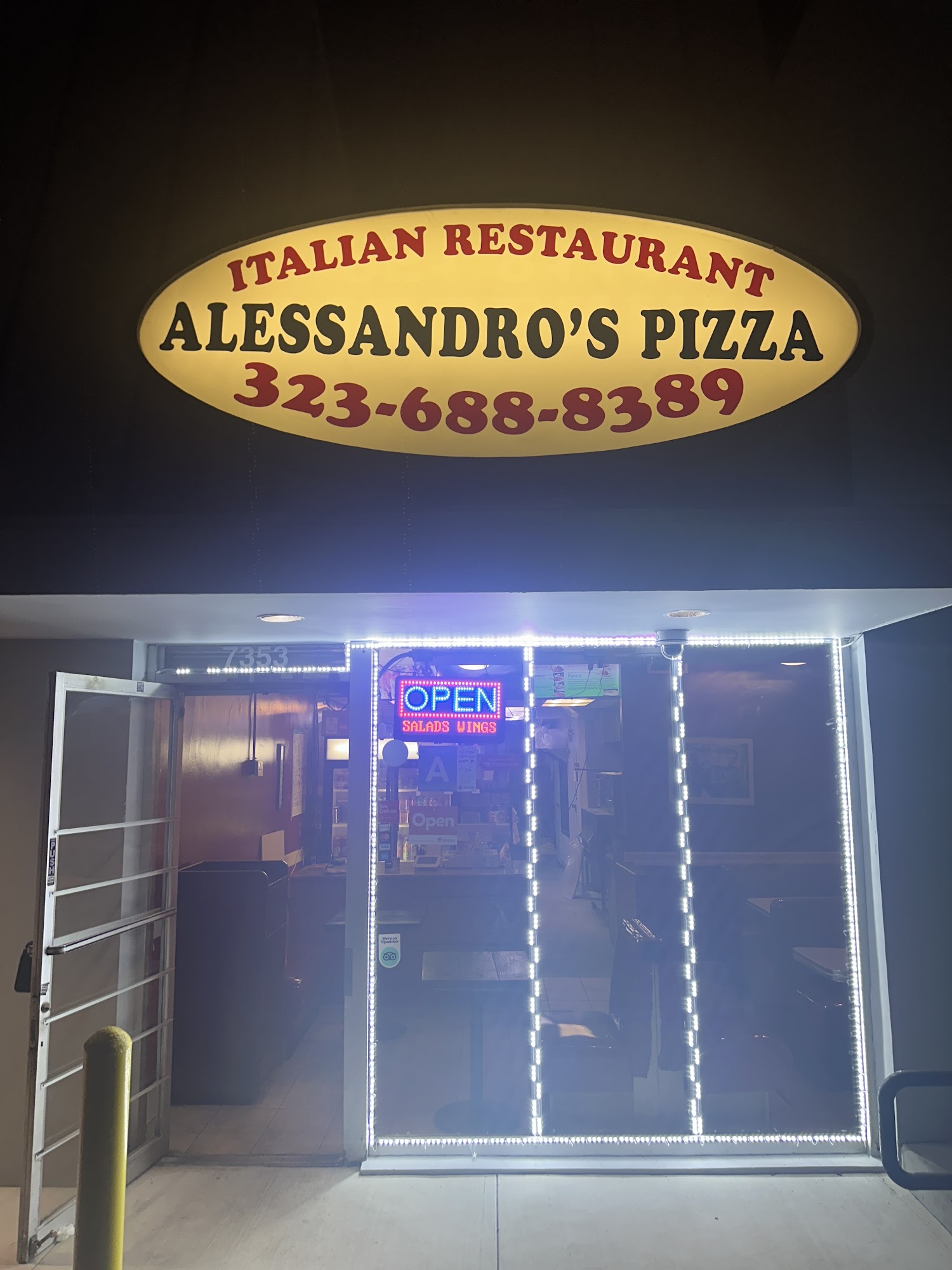 Alessandro’s Pizza Italian Restaurant