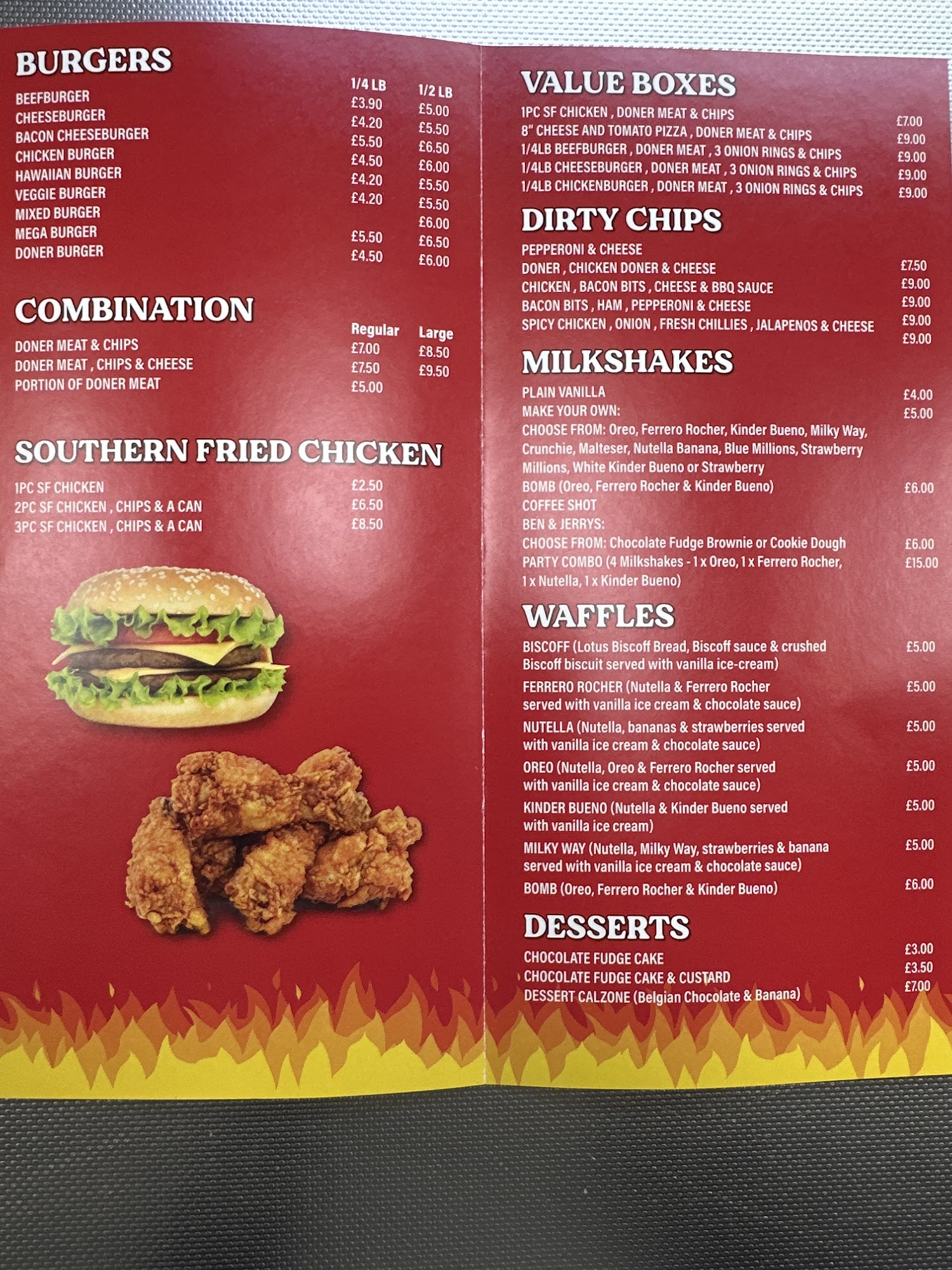 Hals Charcoal Grill Menu