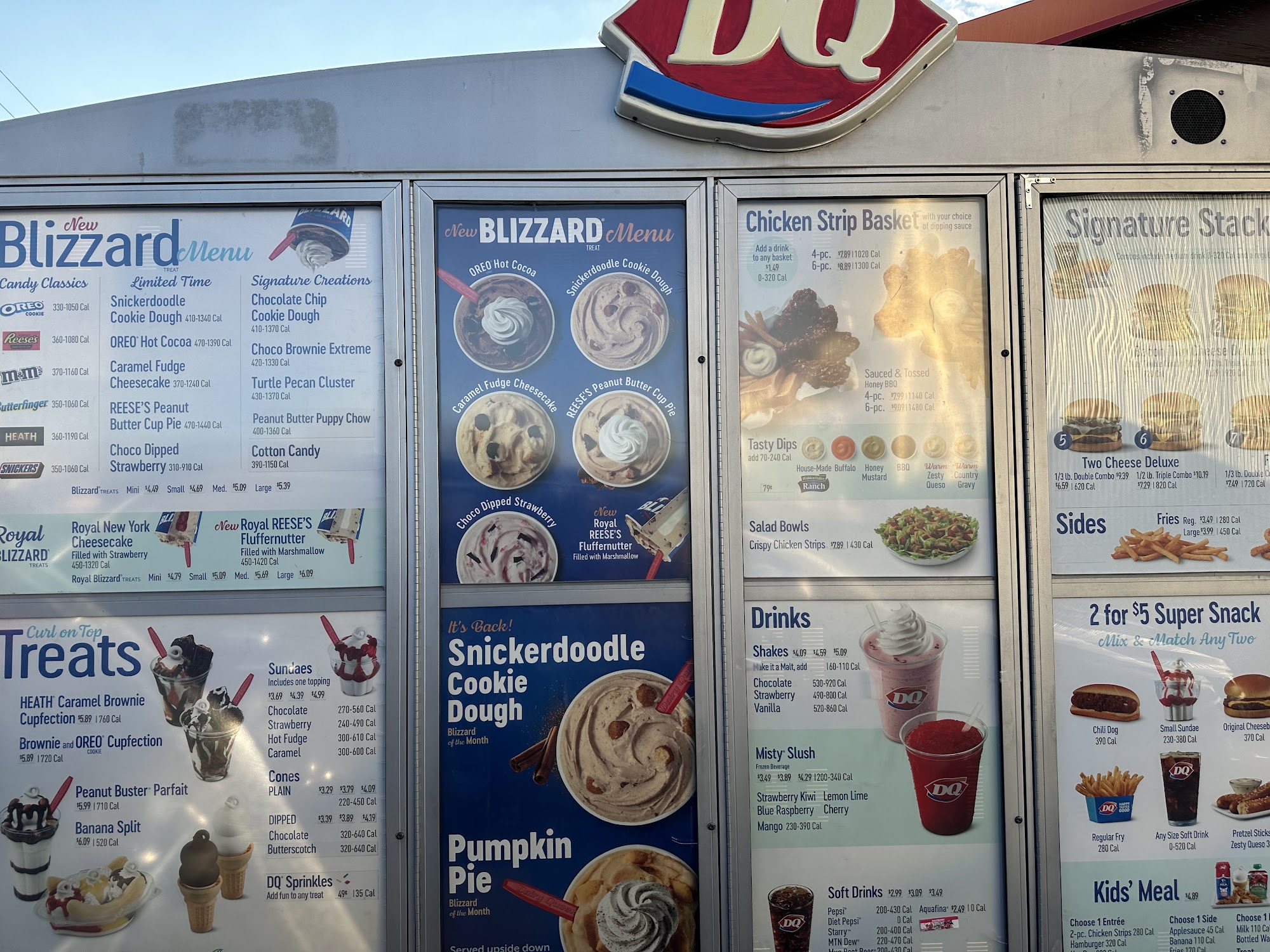 Dairy Queen Menu