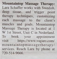 Mountaintop Massage Therapy