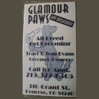 Glamour Paws 310 Grant St, Penrose Colorado 81240