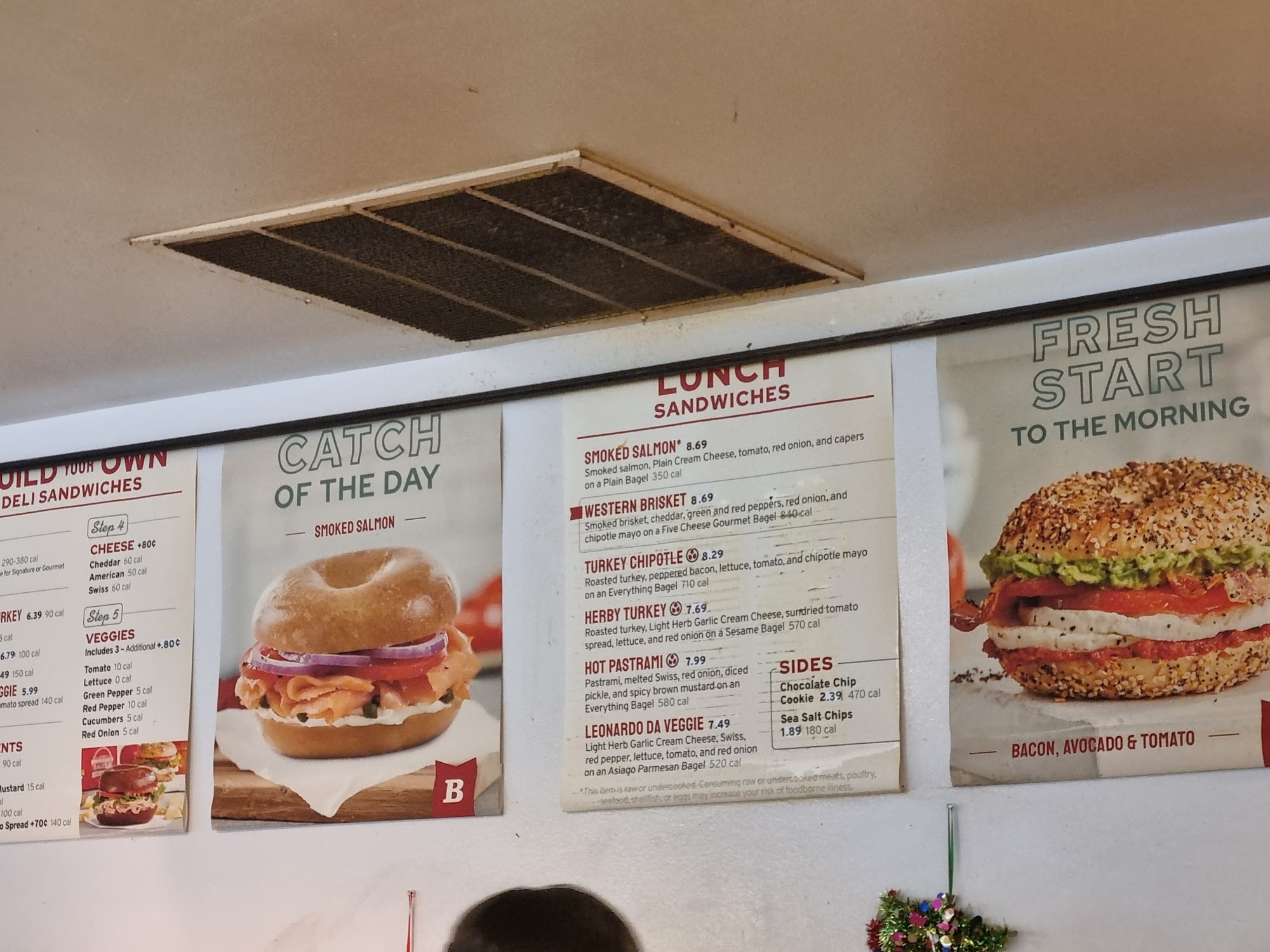 Bruegger's Bagels Menu