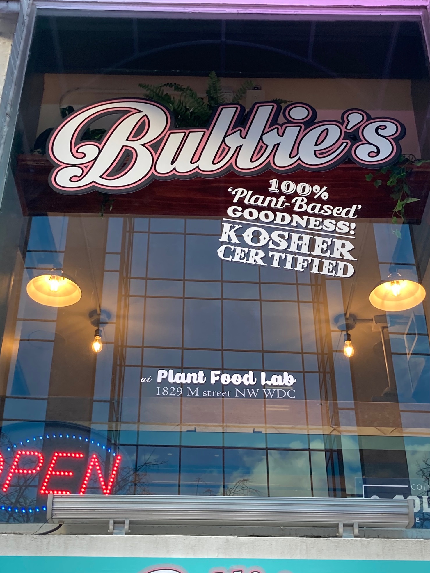 Bubbie's Plant Burgers at Plant Food Lab