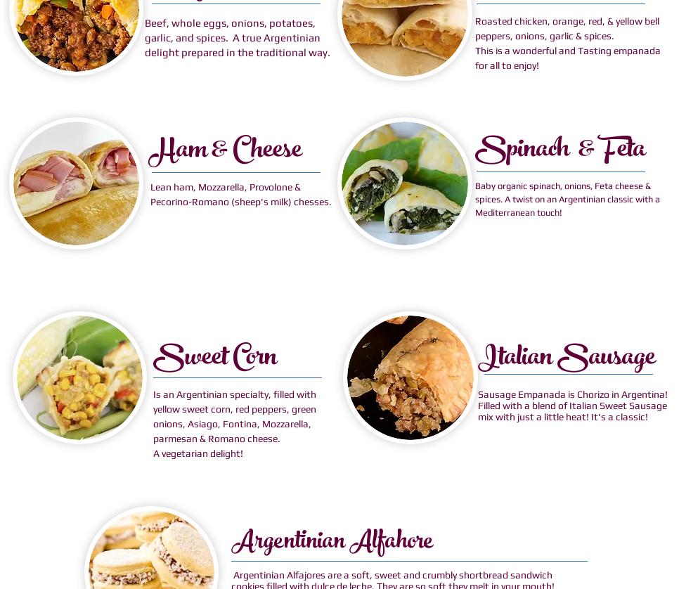 La Buena Empanada Menu