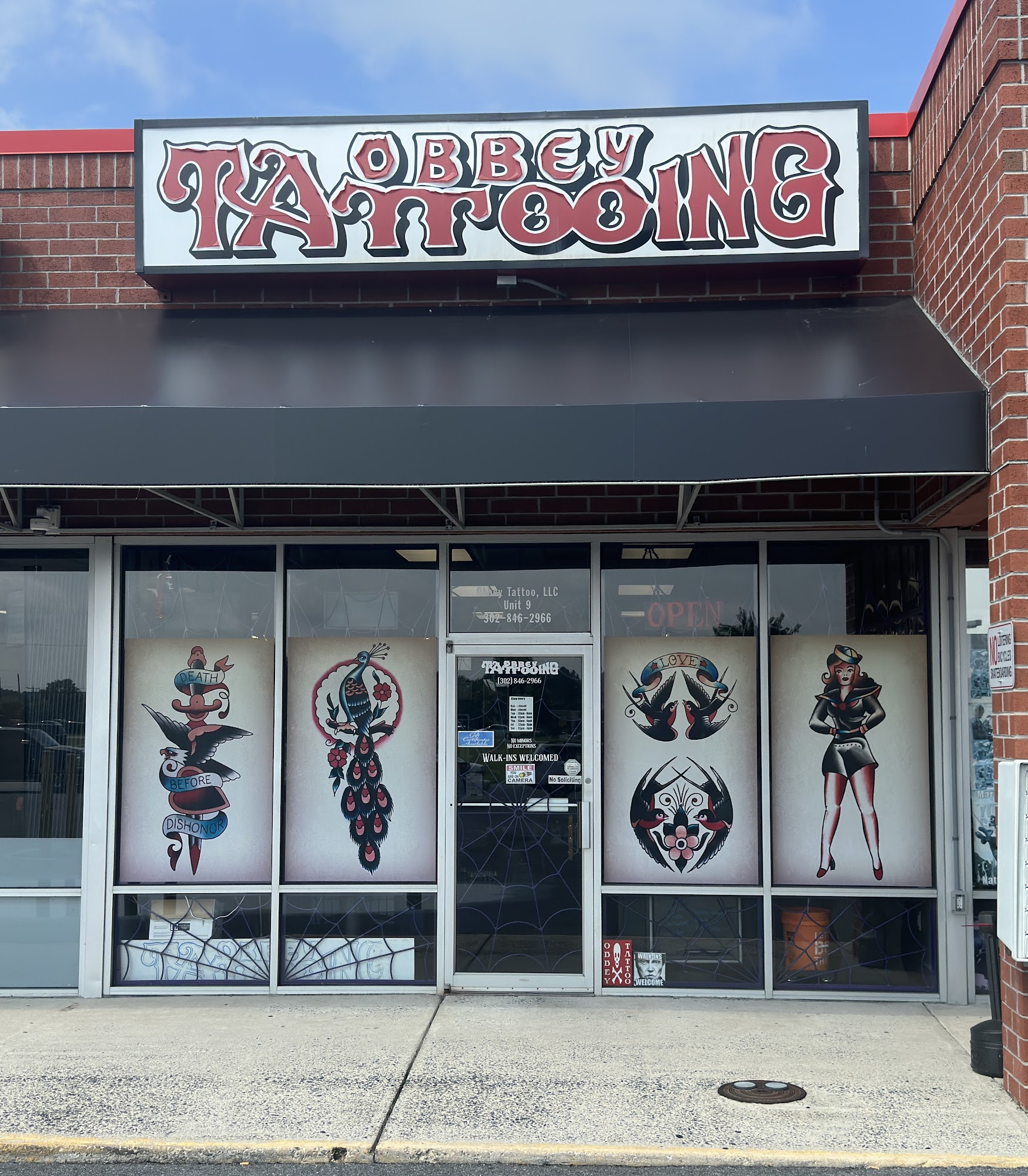 Obbey Tattooing 38660 Sussex Hwy #9, Delmar Delaware 19940