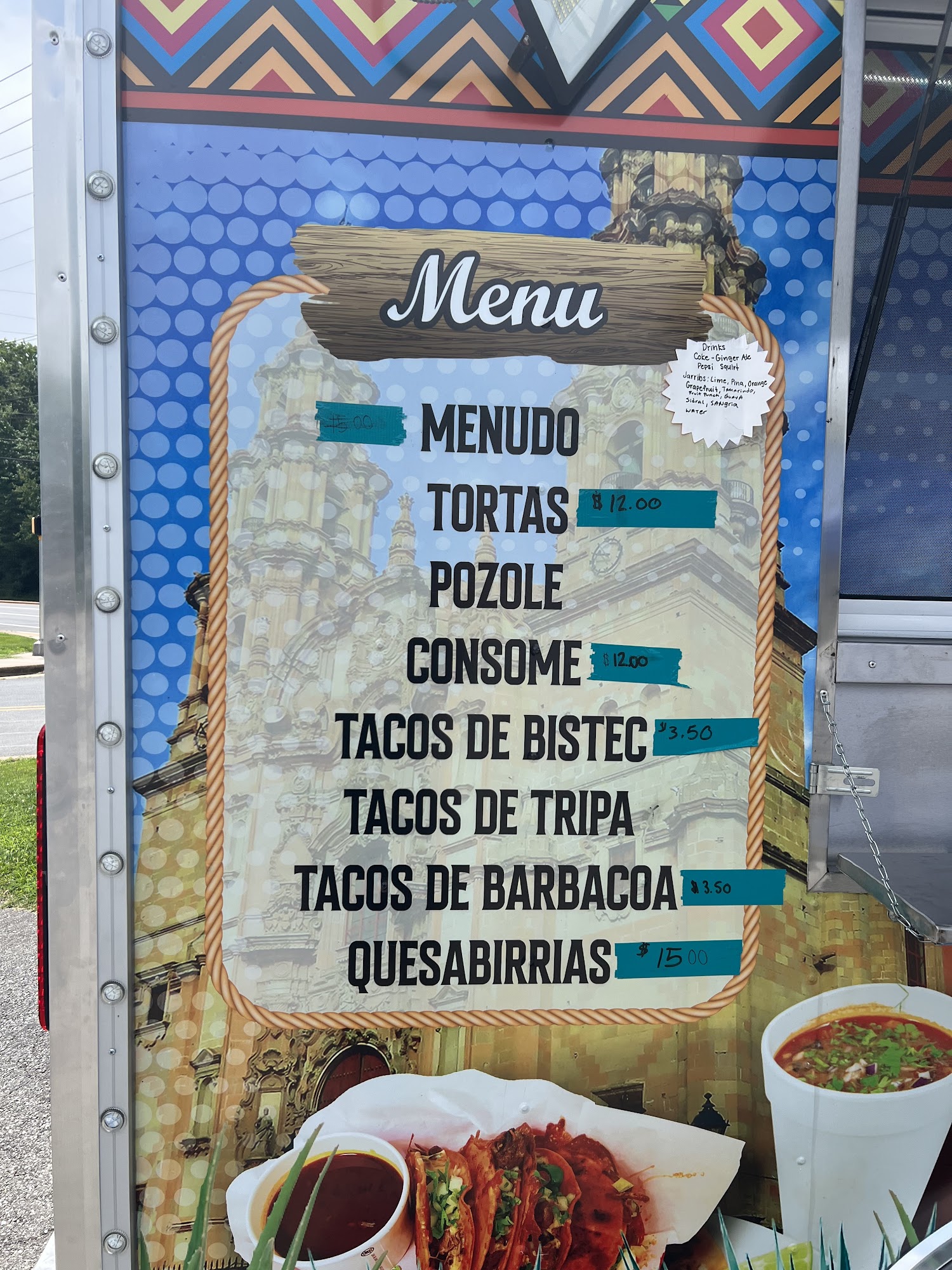 TACOS EL COMPA JUAN Menu