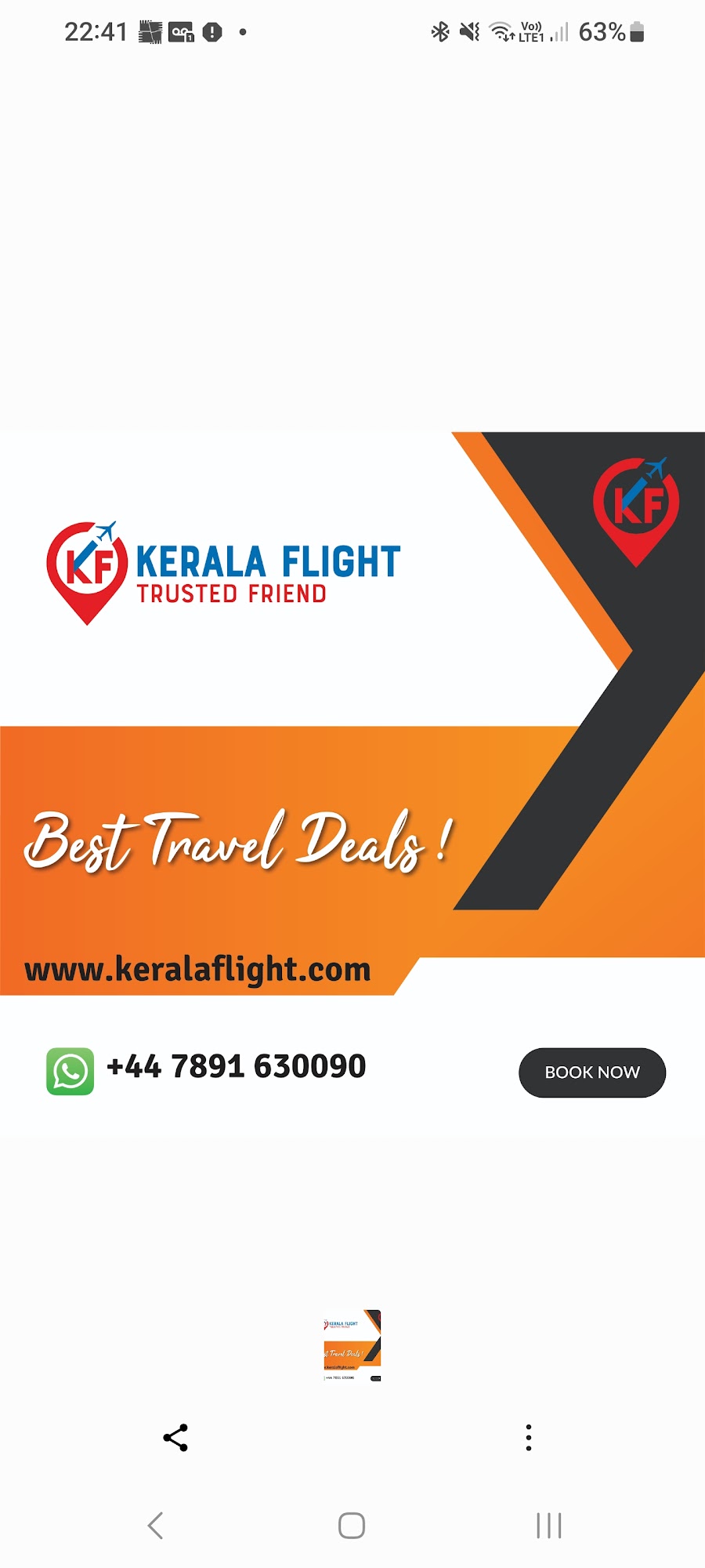 Kerala Flight