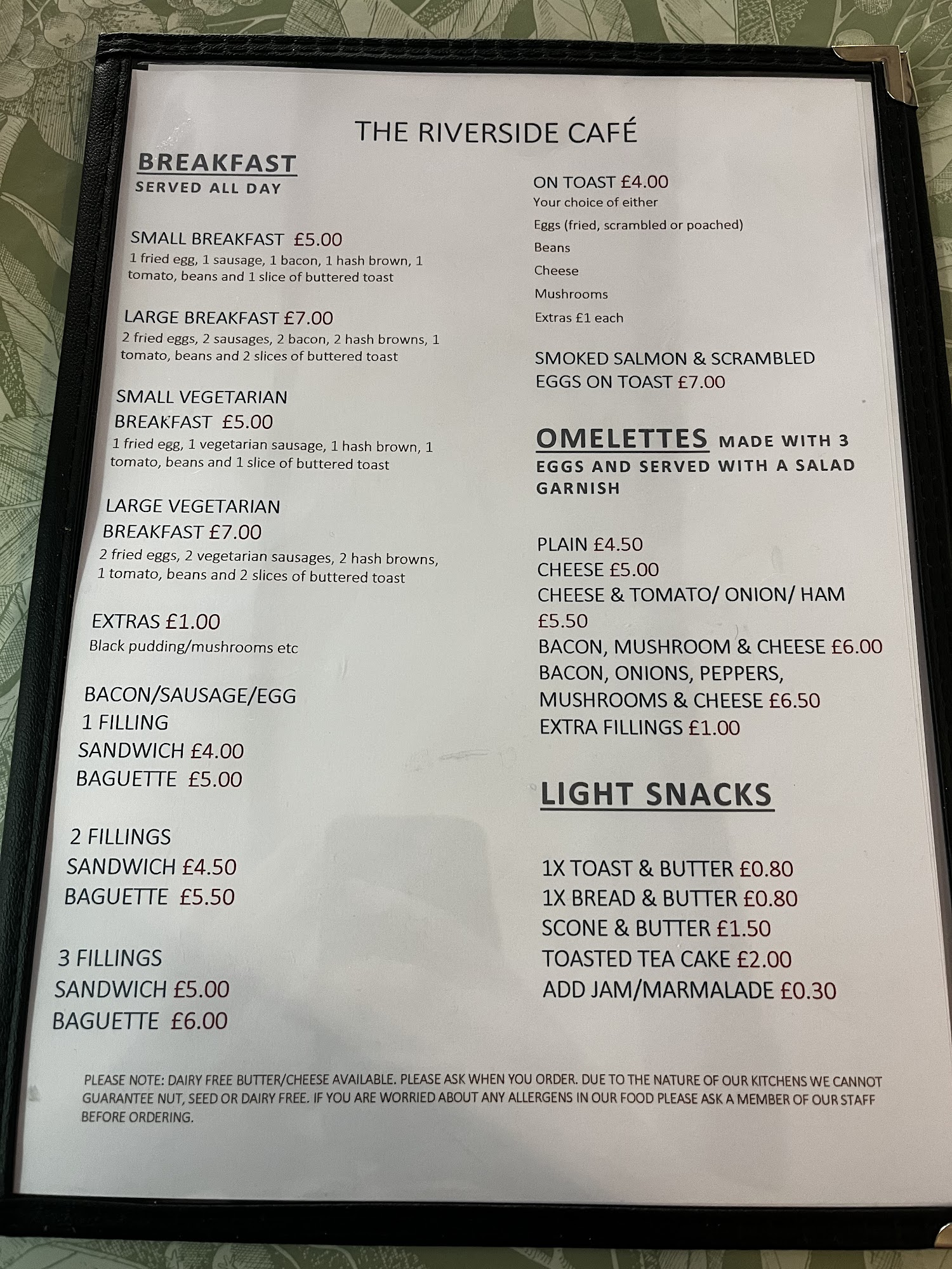 The Riverside Cafe