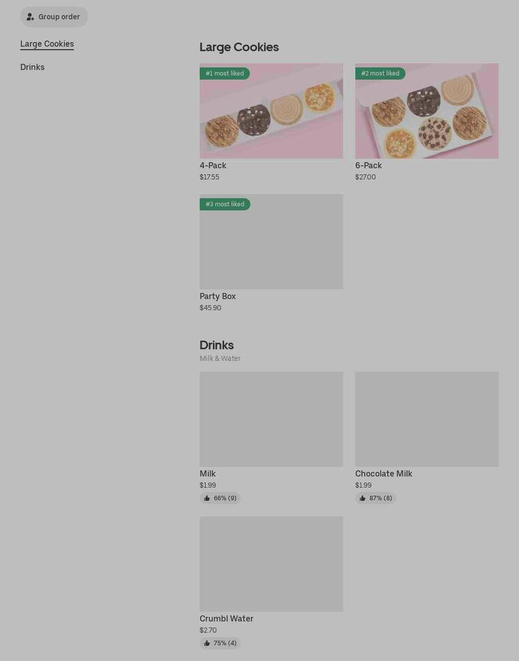 Crumbl - Sunshine Square Menu