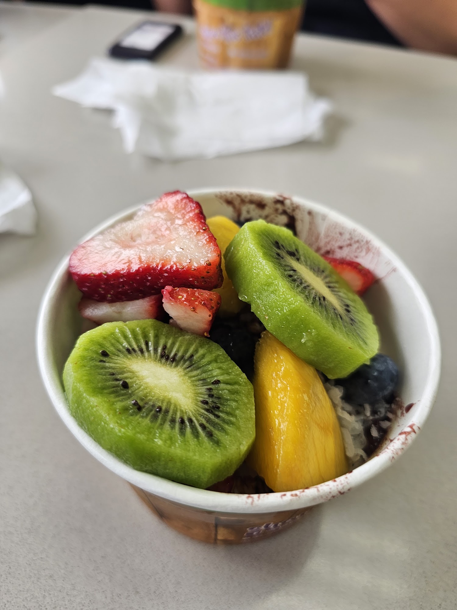 Açaí com Tapioca