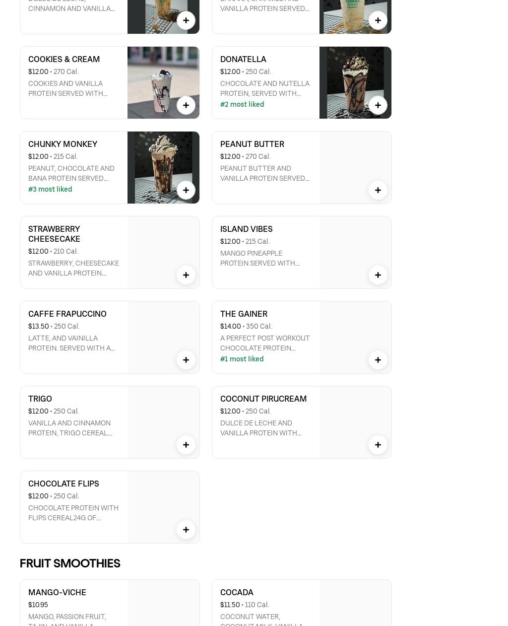 Vibras Healthy Spot Menu