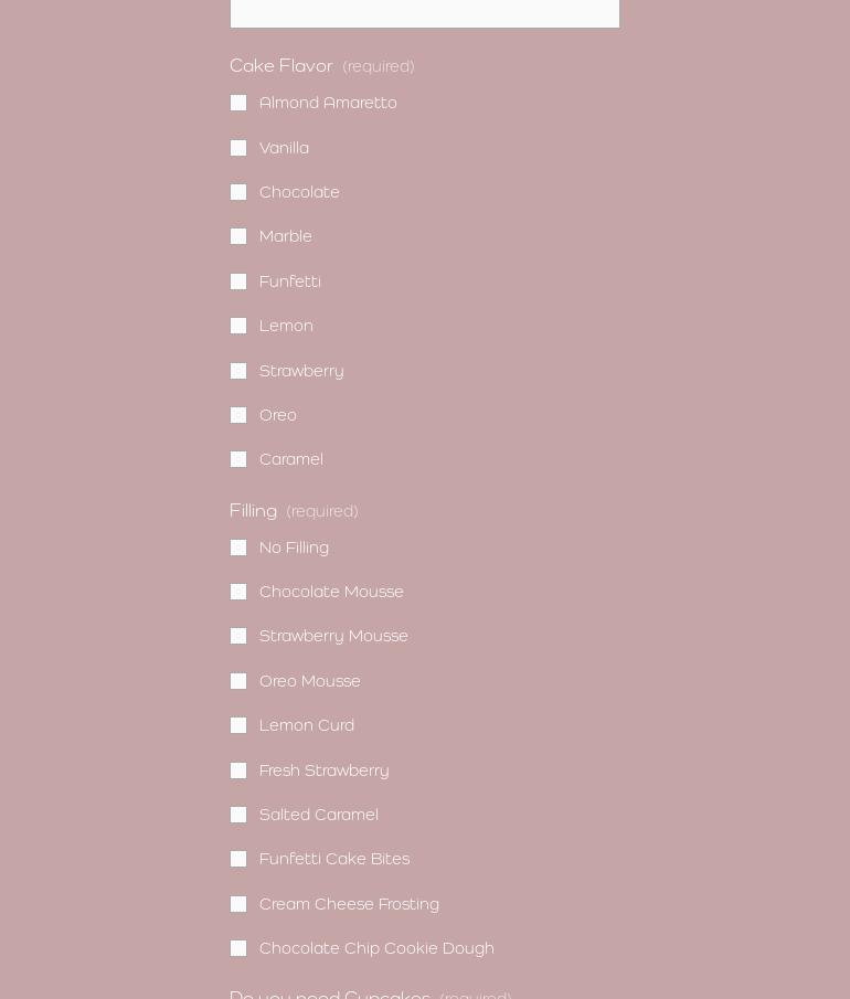 Robbie&China Confectionery Menu