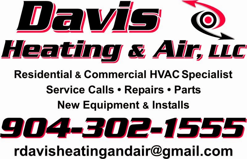 Davis Heating & Air , llc. 7559 Odis Yarborough Rd, Glen St Mary Florida 32040