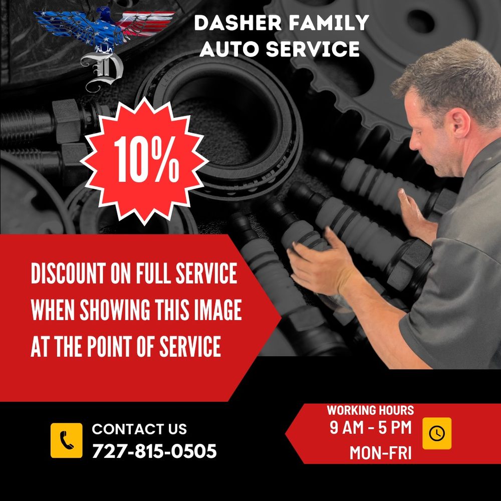 Dascher Family Auto Service 5516 Moog Rd, Holiday Florida 34690