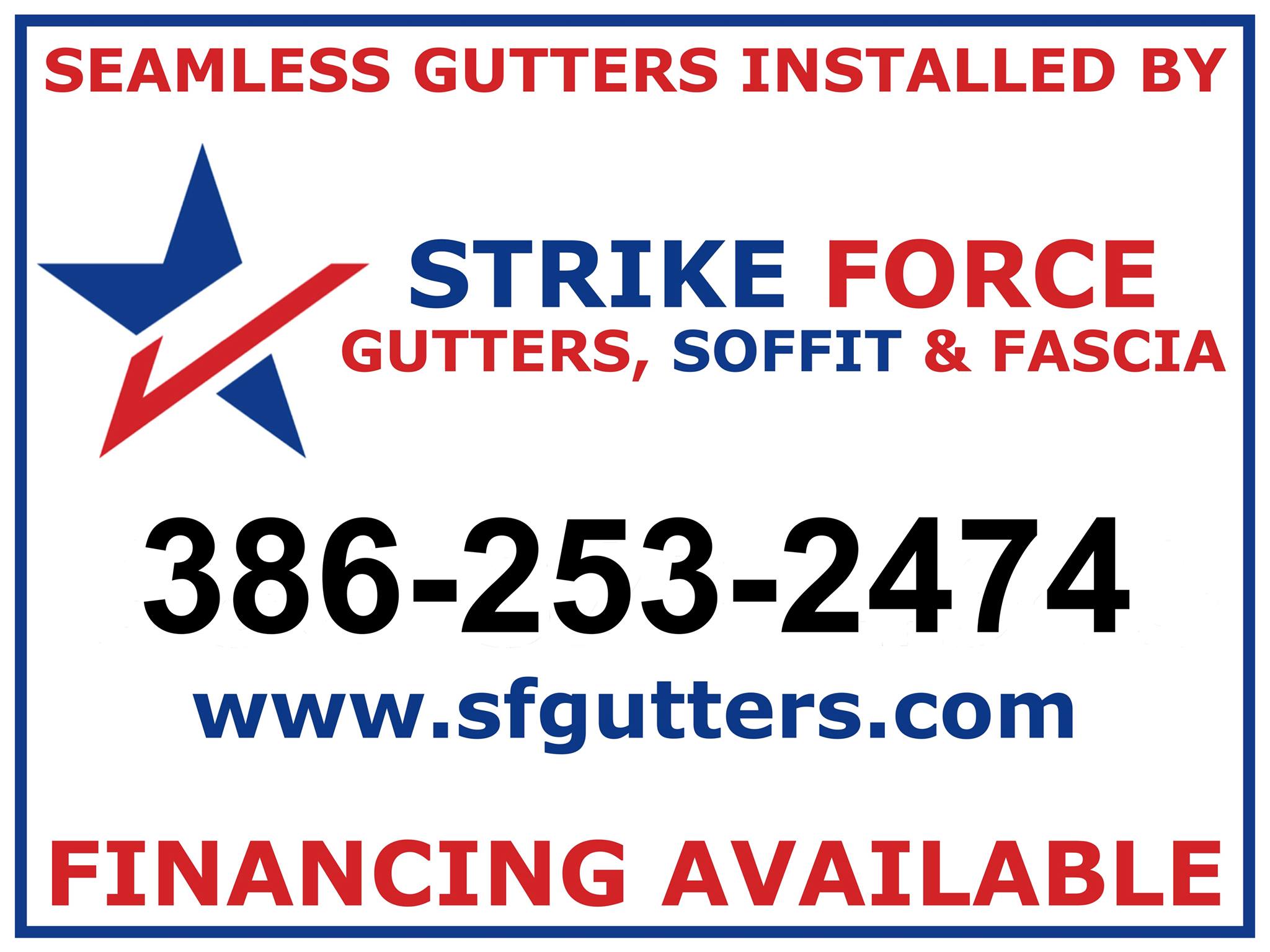 Strike Force Gutters 500 Carswell Ave suite b, Holly Hill Florida 32117