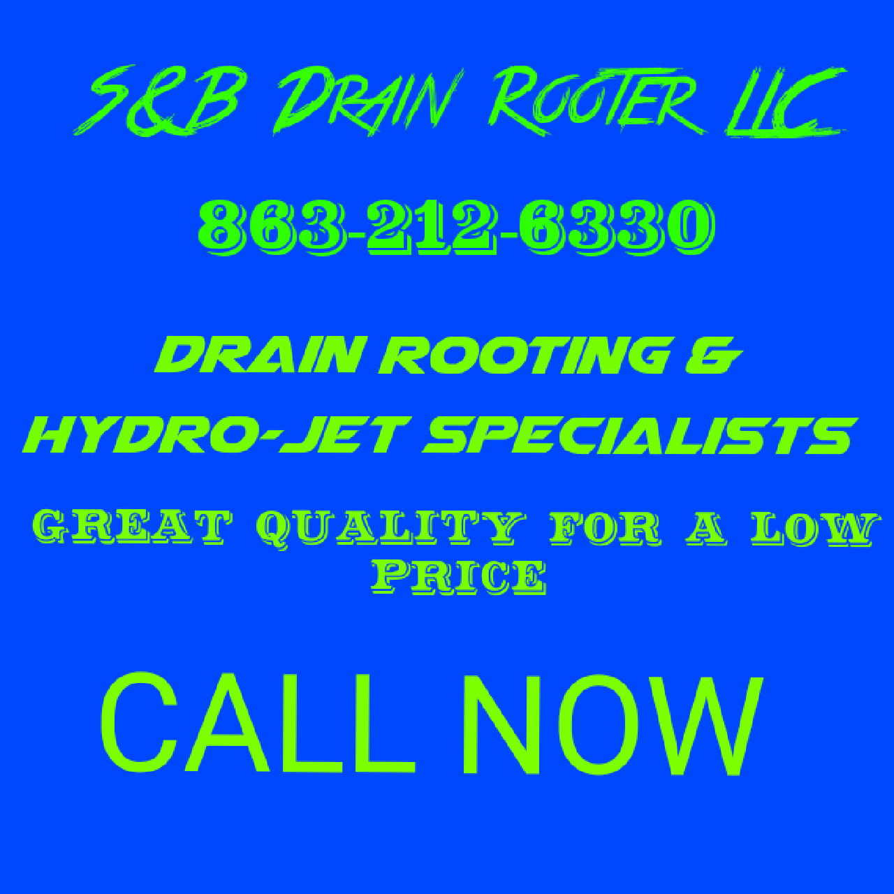 S&B Drain Rooter