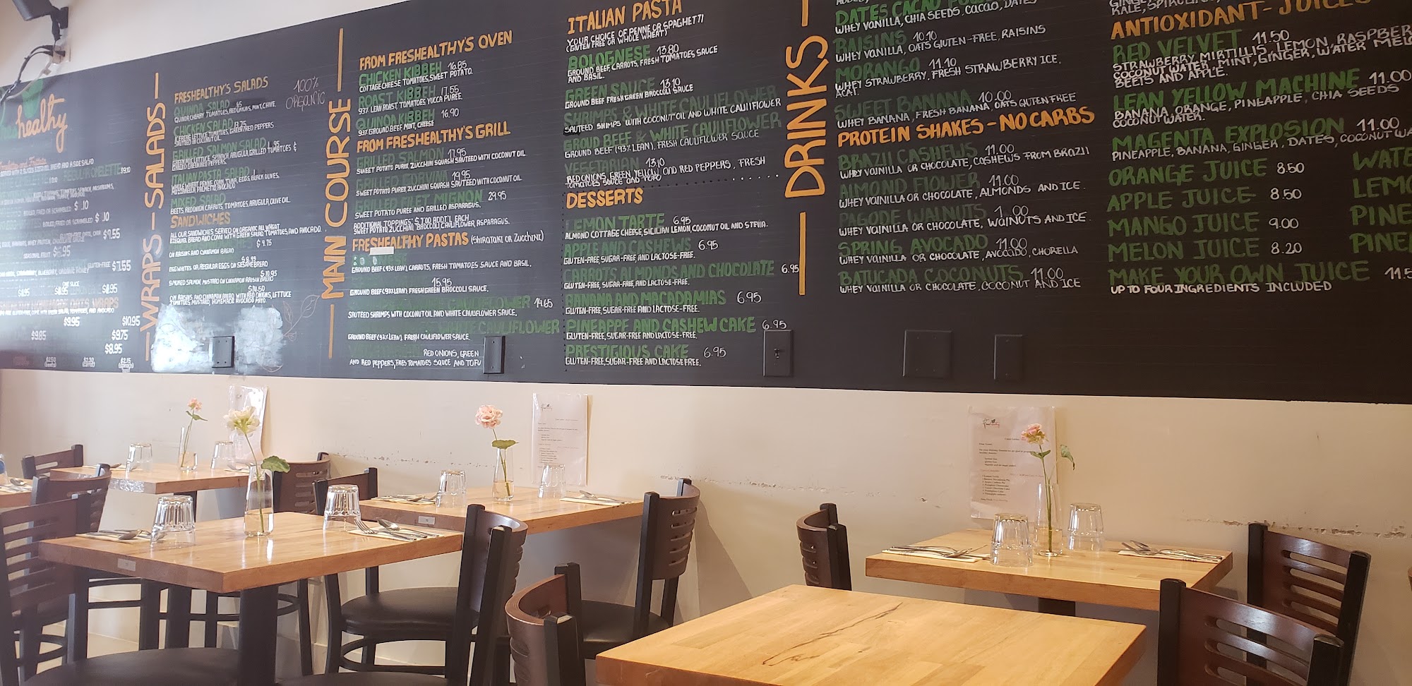 Downtown MIAMI Menu