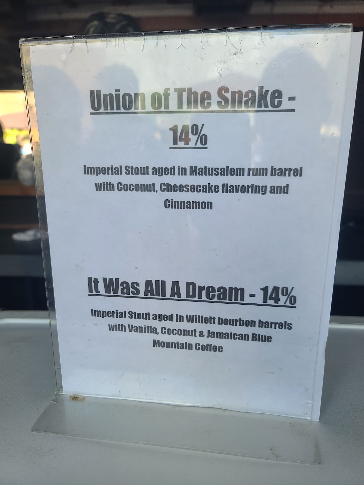 Booze Garden Wynwood Menu