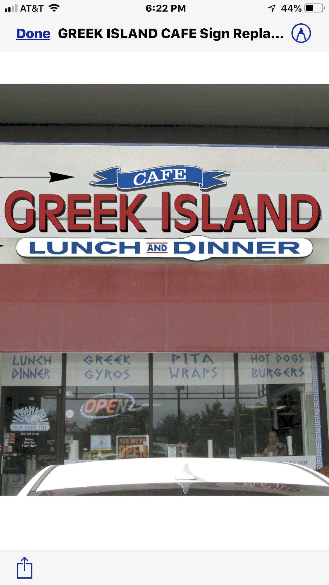 Greek Island Cafe