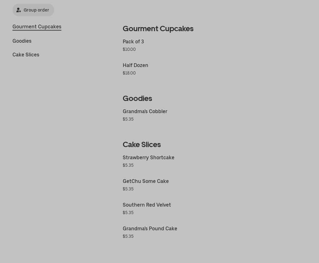 The Candy Girls Gourmet Sweets Menu