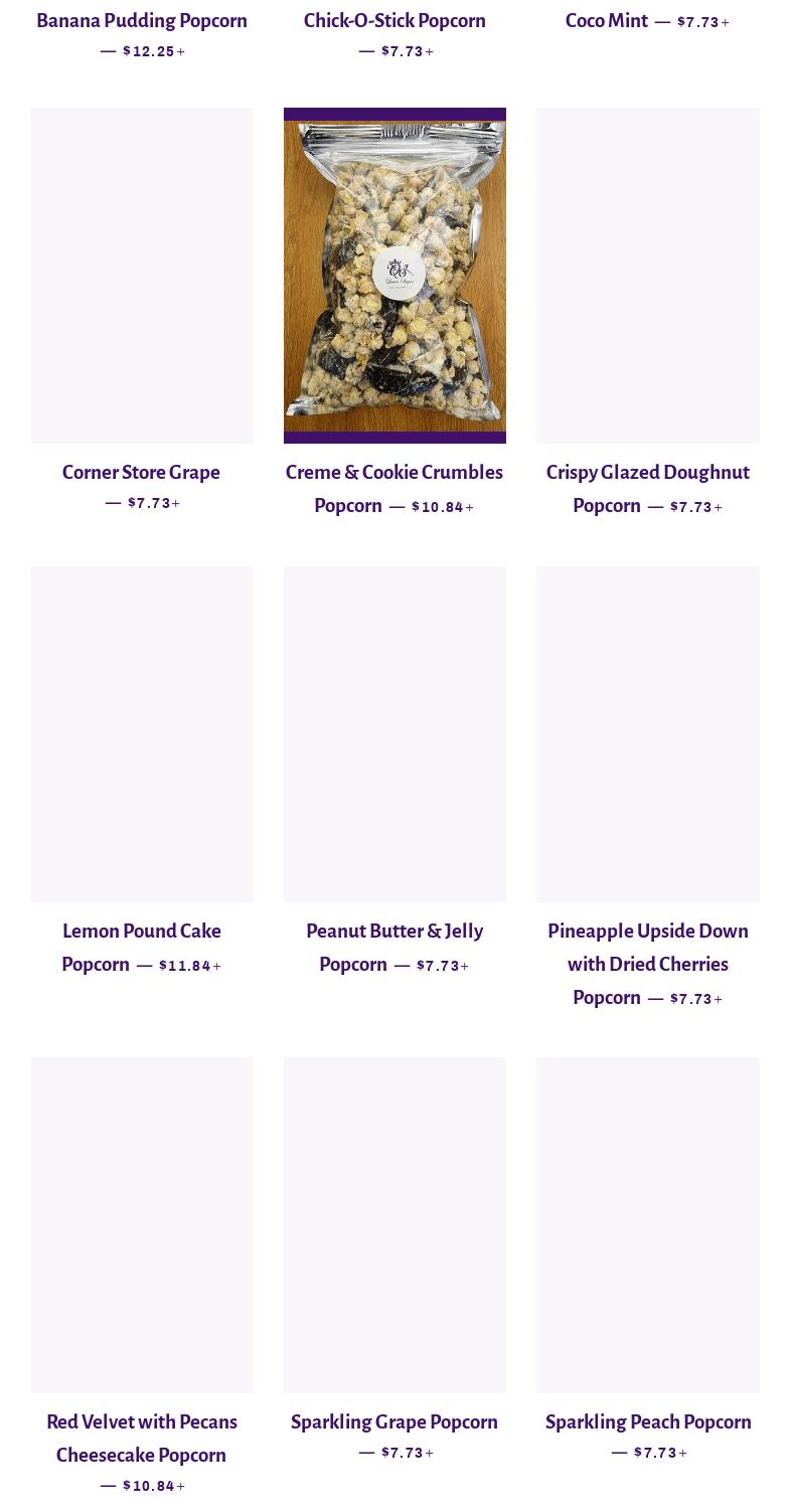 Queen Sugar Sweet Treats & More Menu