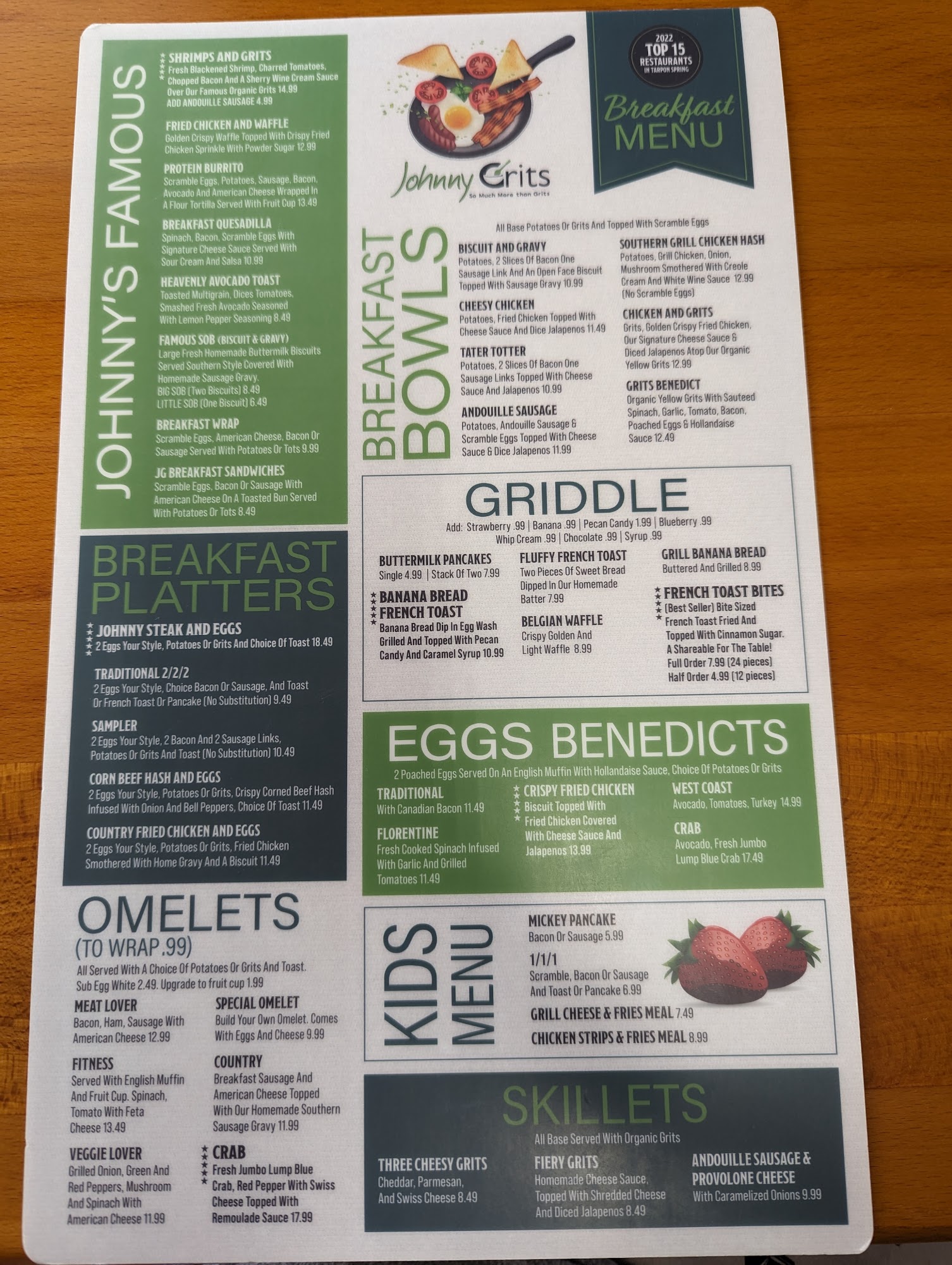 Johnny Grits, Palm Harbor Menu, Reviews (431), Photos (81) Restaurantji