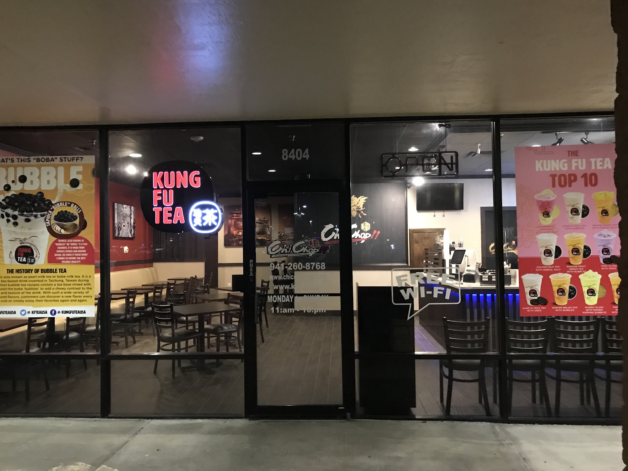 Token ramen & KungFu Tea Sarasota