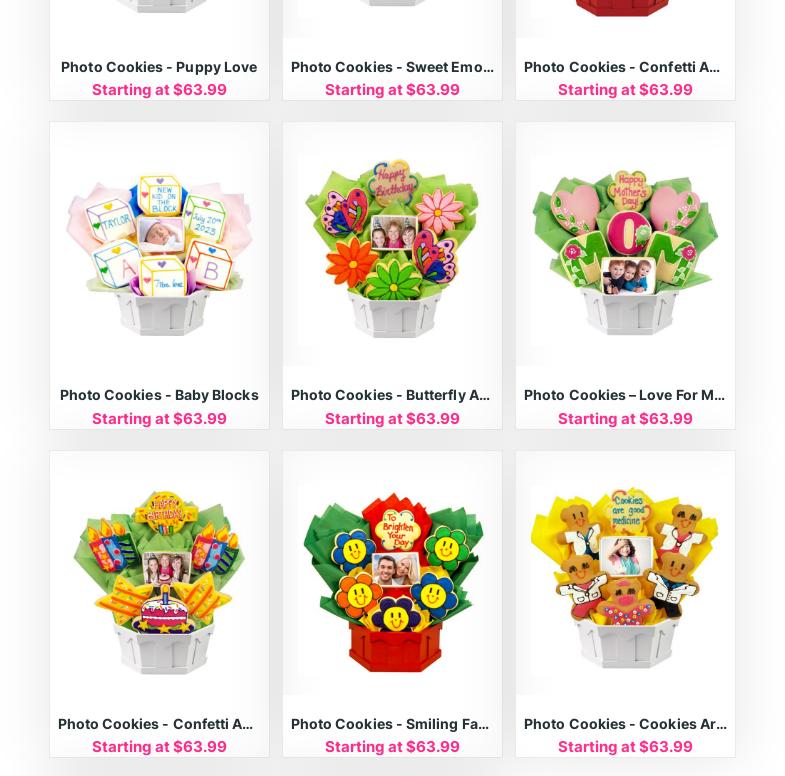 Cookies by Design Menu