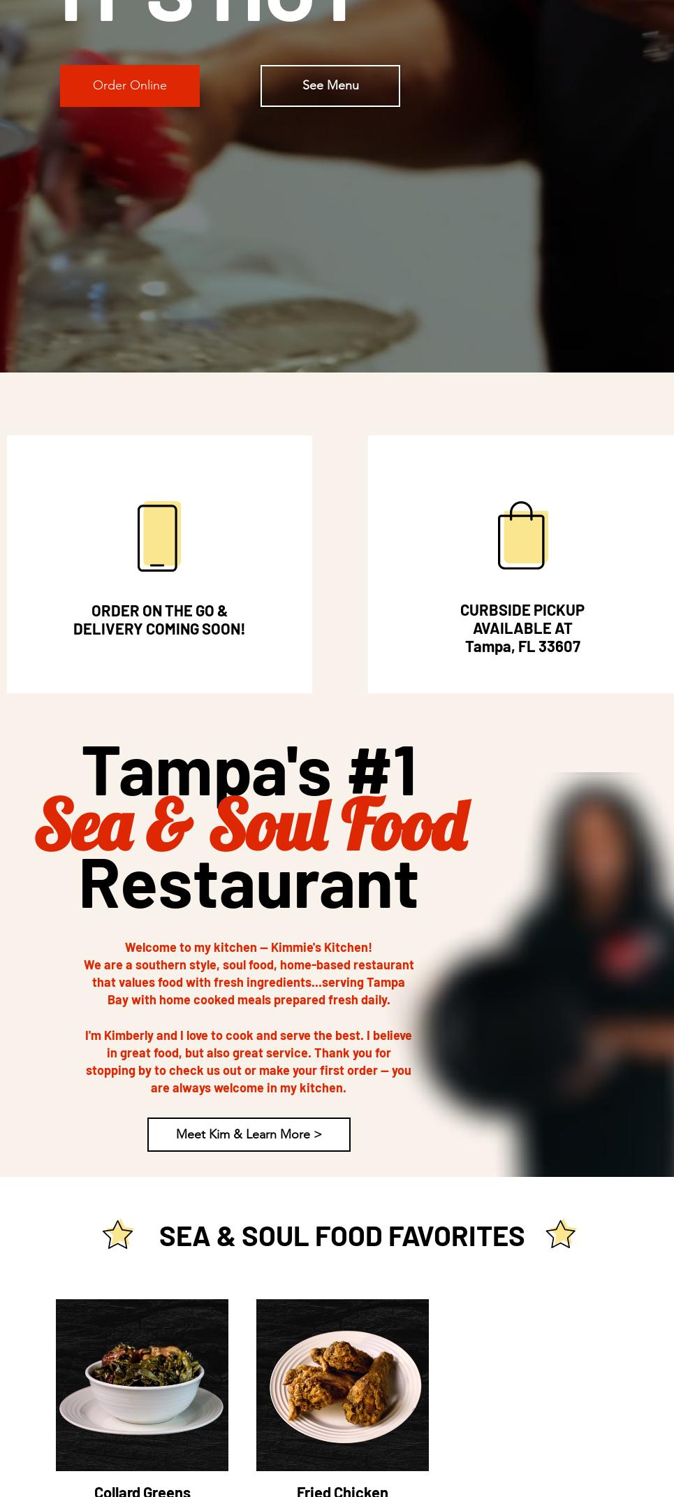Kimmie's Kitchen Tampa Menu