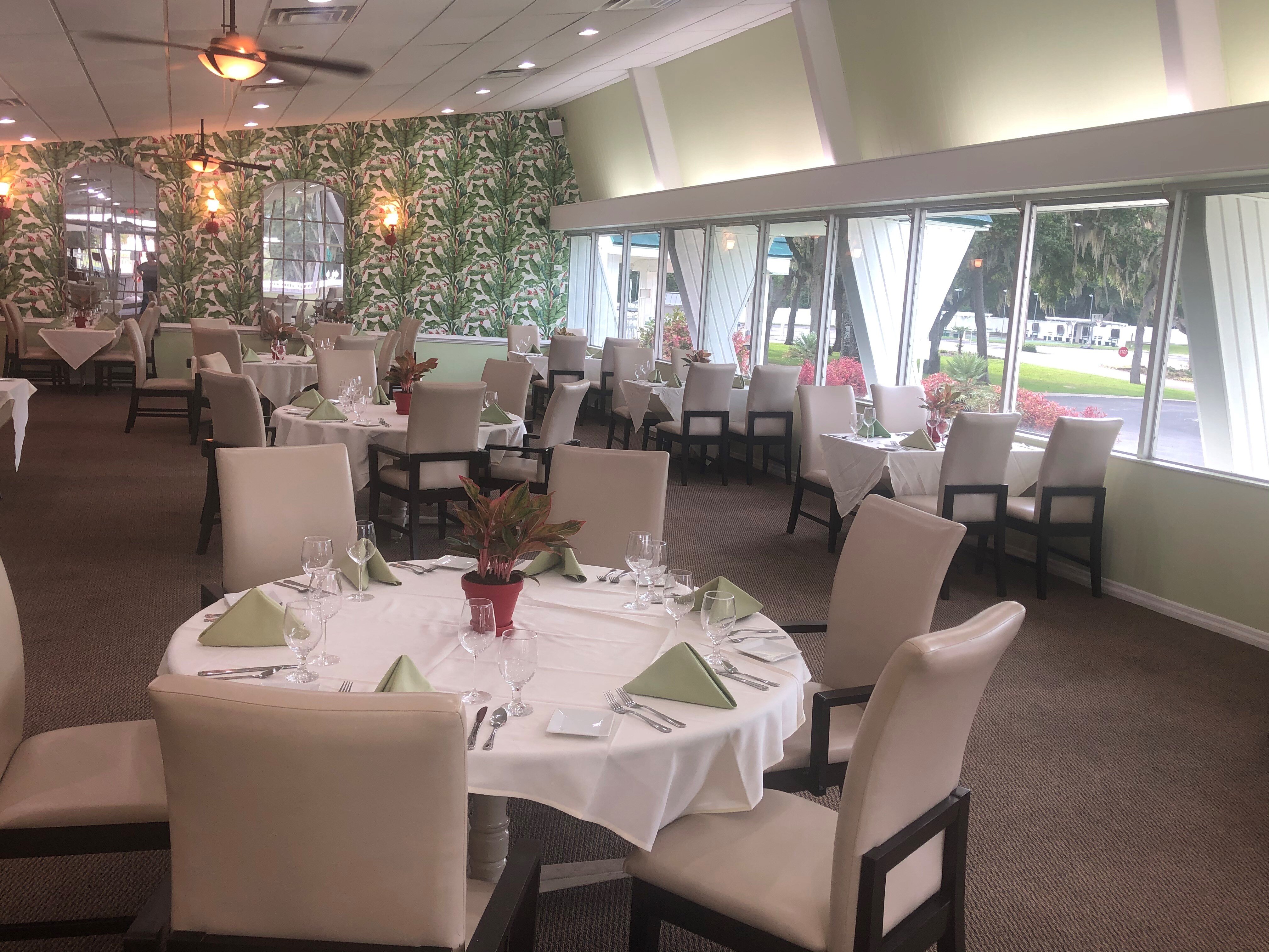 Continental country club restaurant