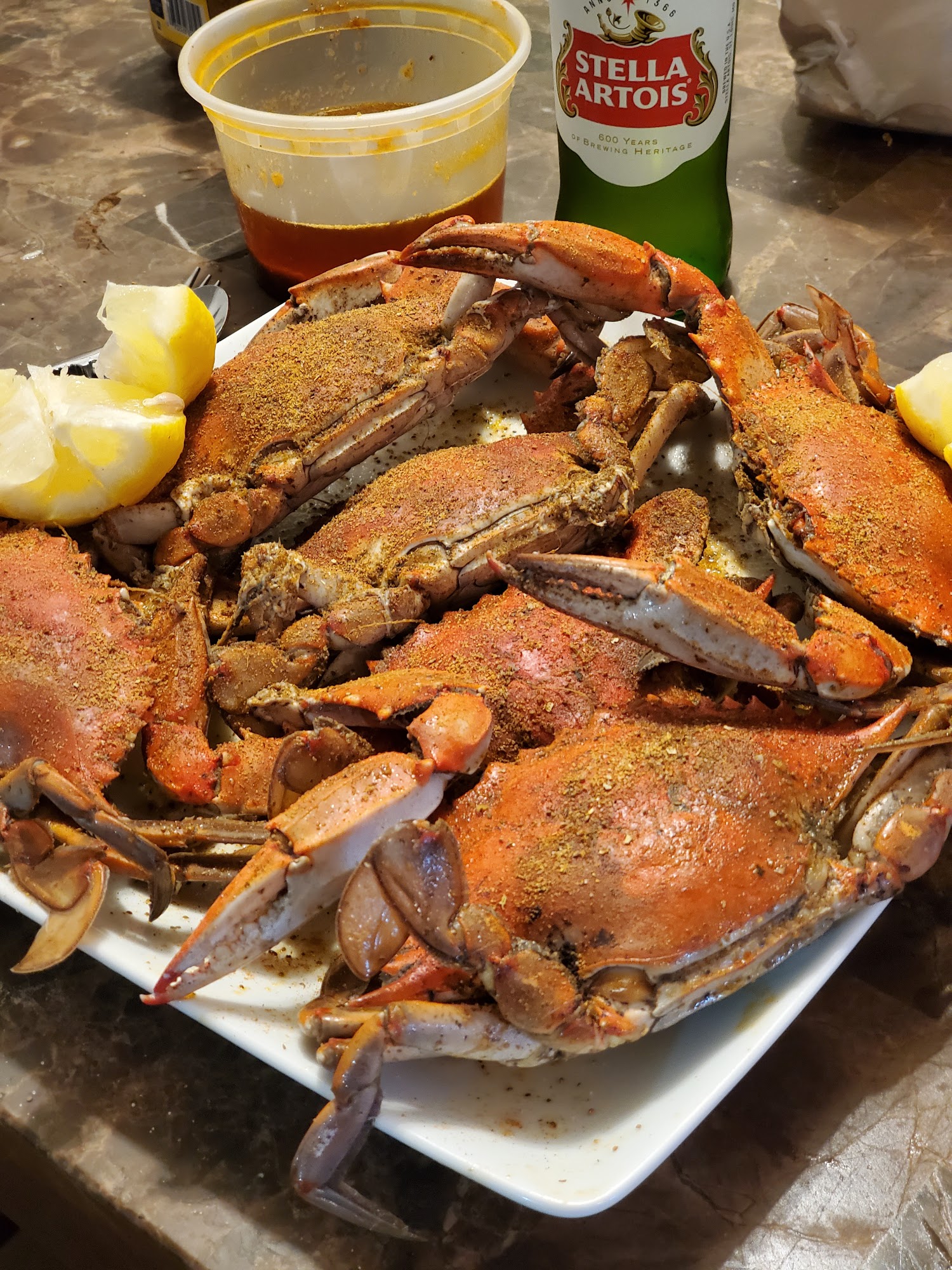 Carolina Blue Crabs & Shrimps