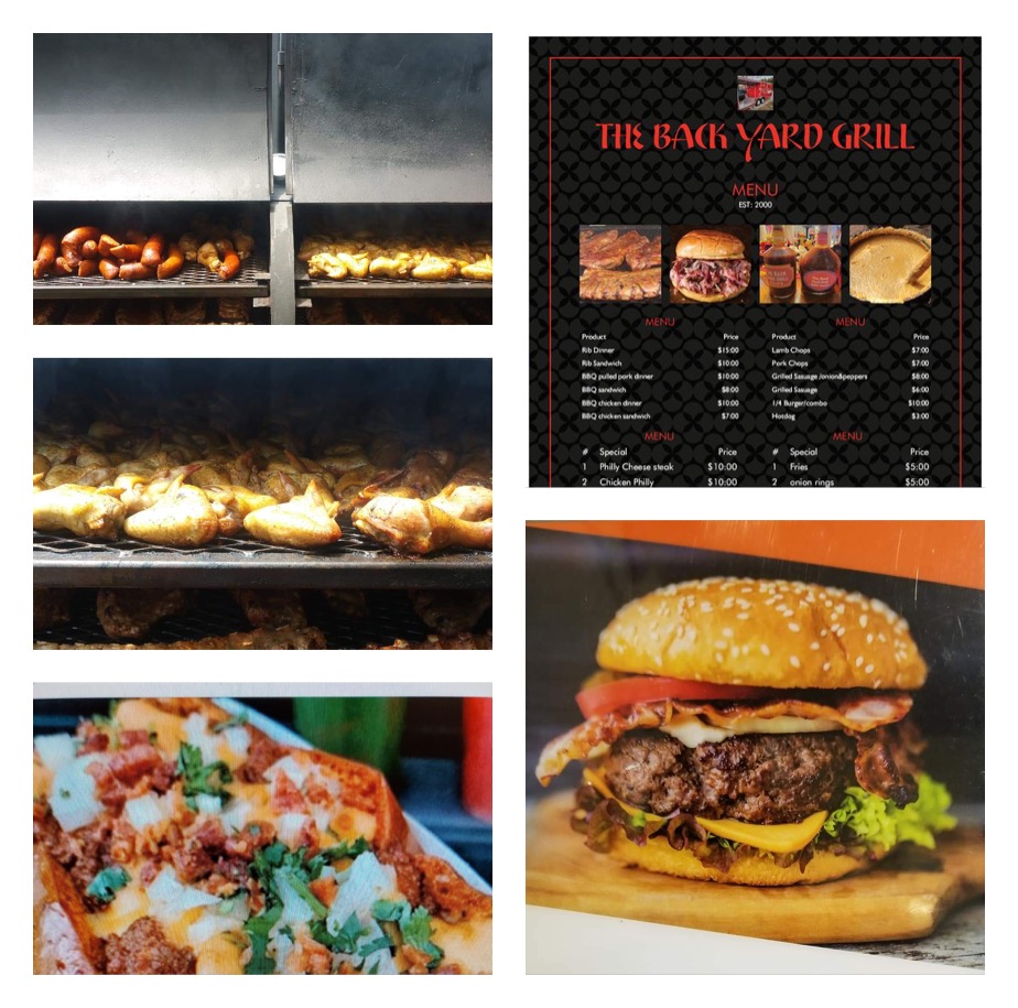 The Back Yard Grill Menu