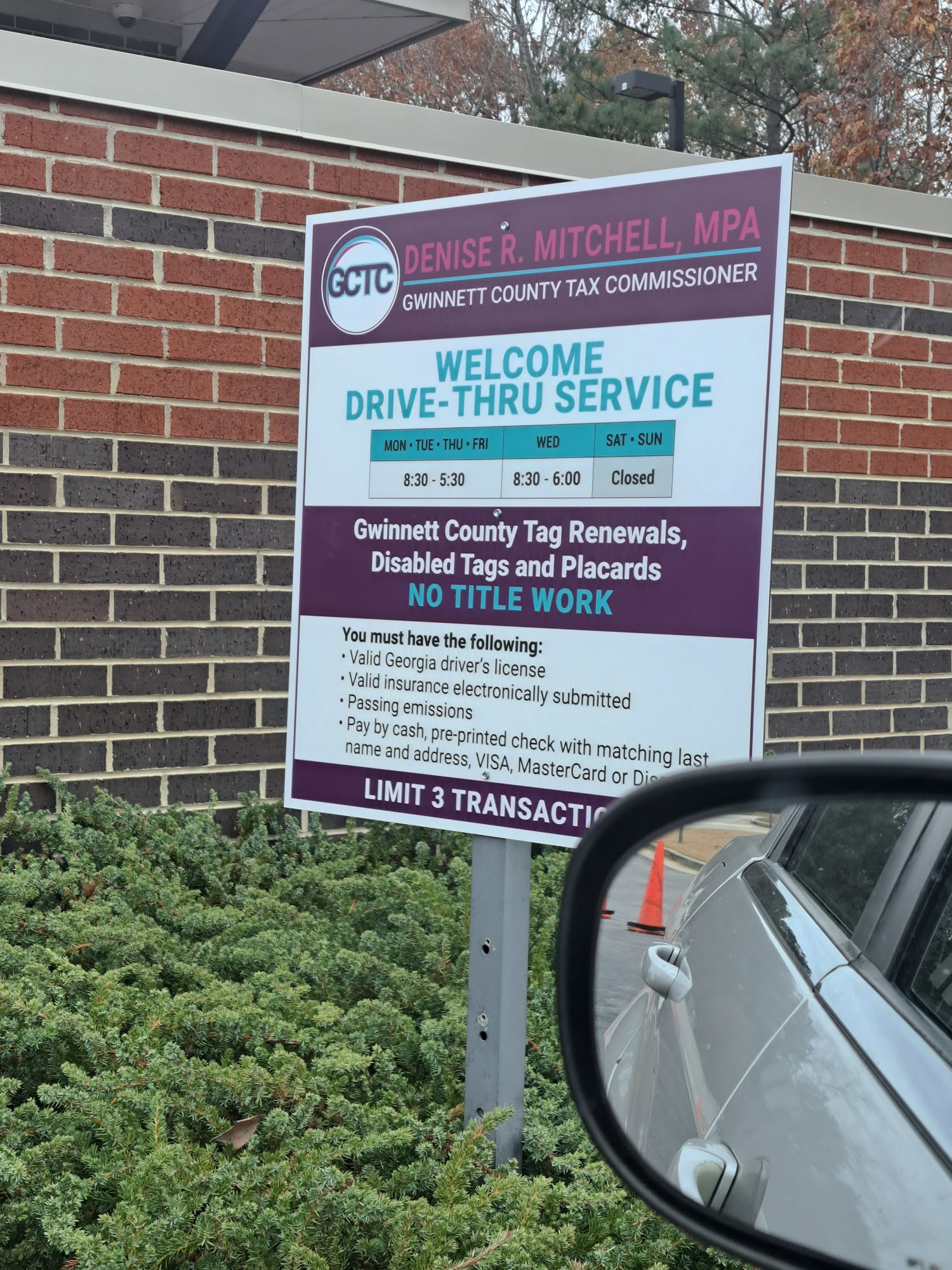 COUNTY TAG OFFICE SNELLVILLE Snellville GA Hours