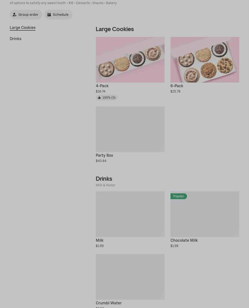 Crumbl - Statesboro Menu