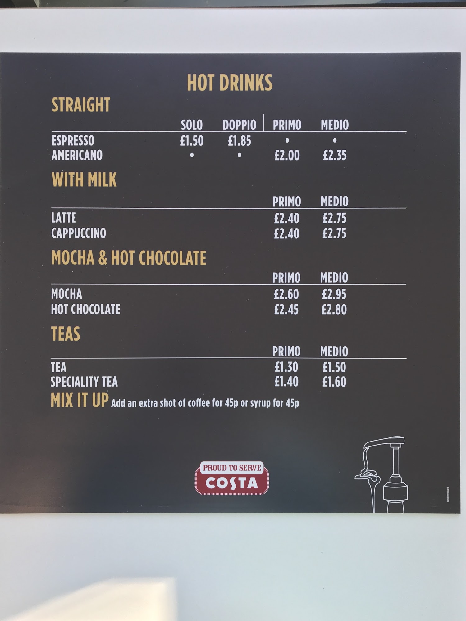 Bedfont Lakes Cafe Menu