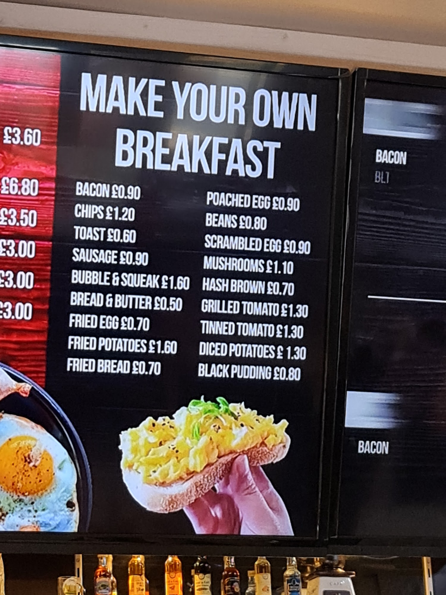 Central Way Café Menu