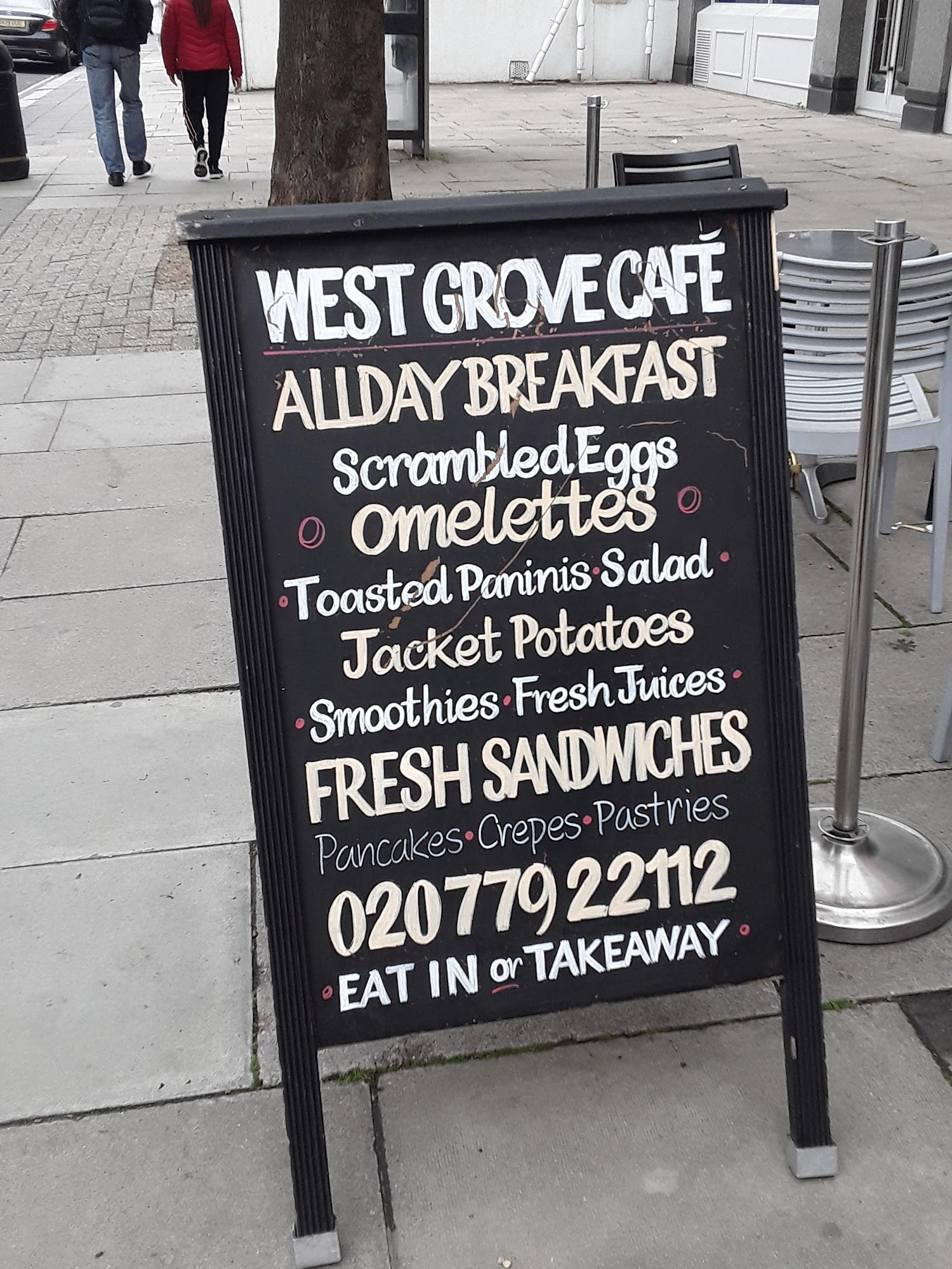West Grove Cafe Menu