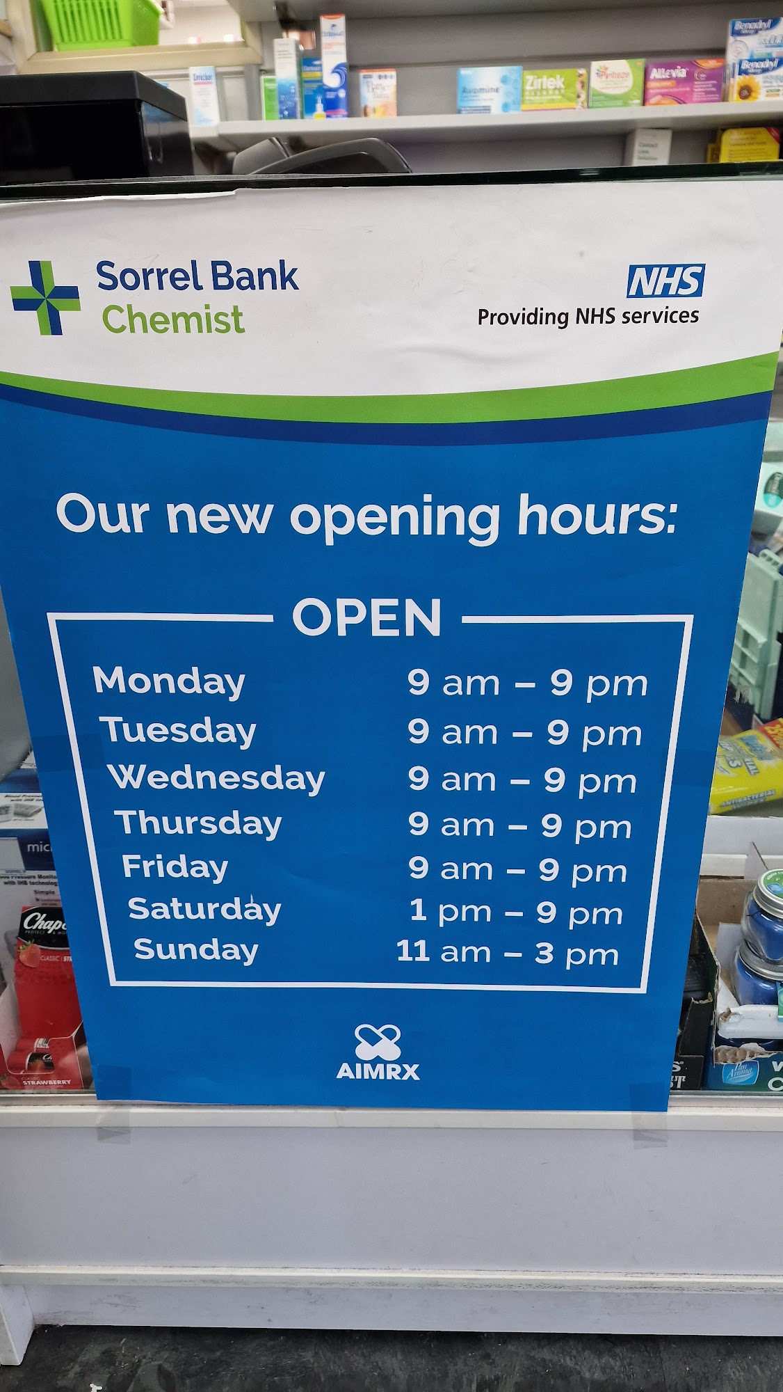 Sorrell Bank Chemist
