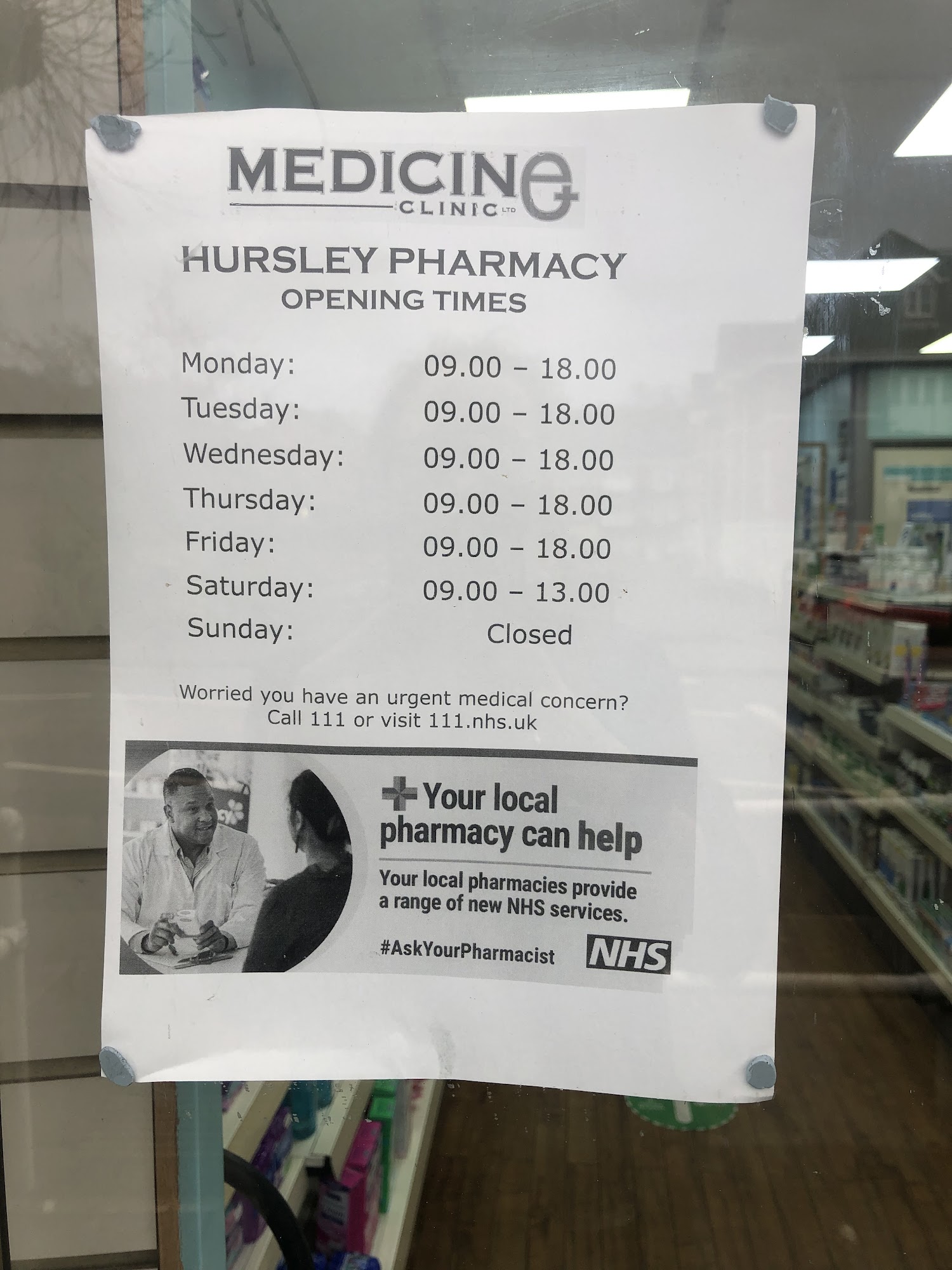 Hursley Pharmacy Eastleigh
