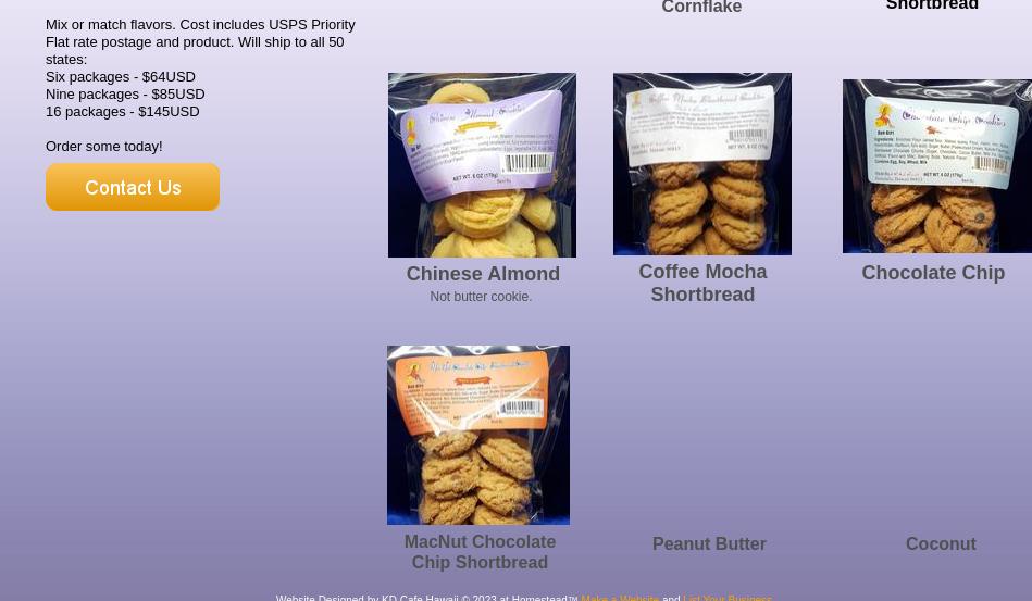 K D Cafe Hawaii Menu