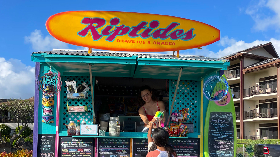 Riptides Shave Ice & Snacks Kauai