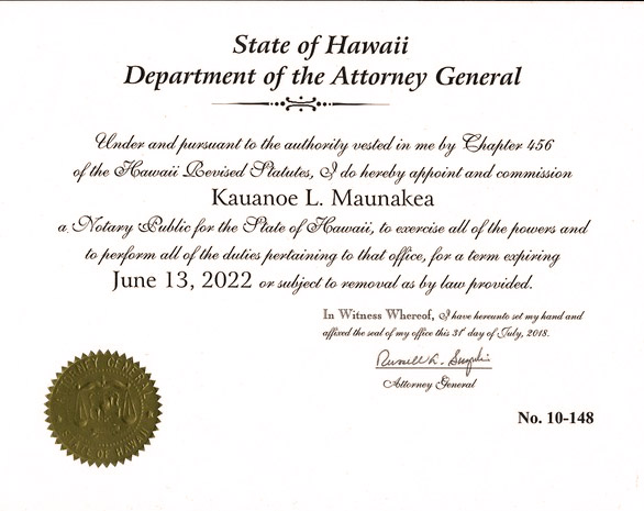 Mobile Notary Hawaii 16-2030 Hanale Dr, Pāhoa Hawaii 96778
