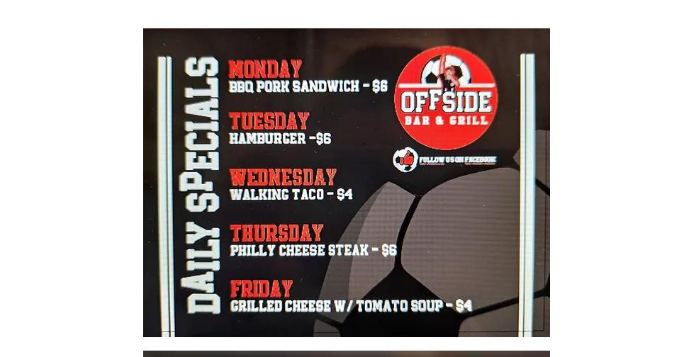 Offside Bar and Grill, Dubuque Menu, Reviews (41), Photos (15