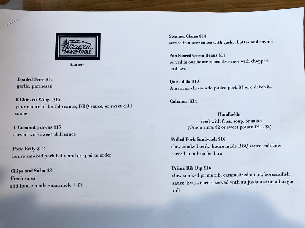 Farragut Bar and Grill, Athol Menu, Reviews (52), Photos (18